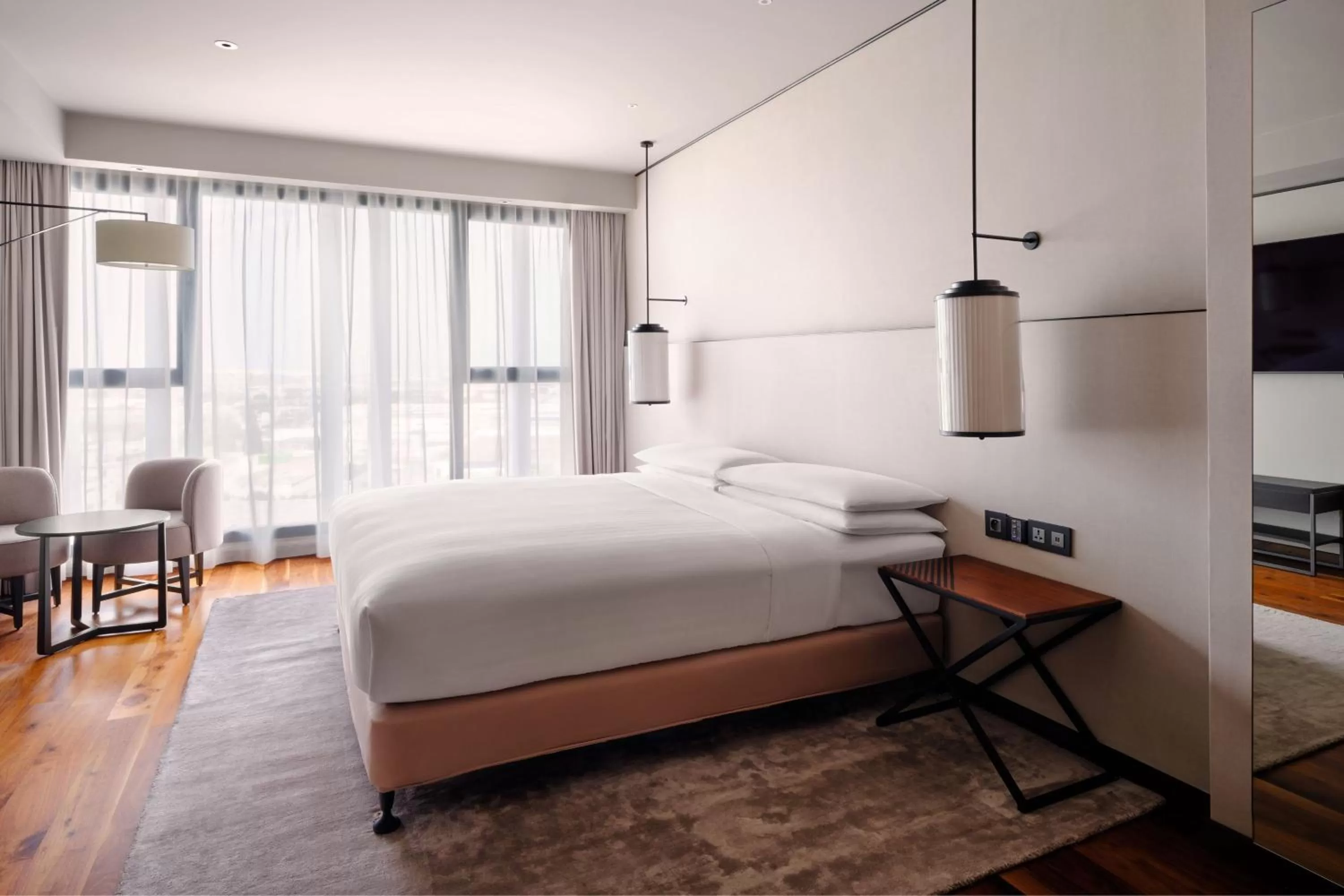 Bedroom, Bed in Tunis Marriott Hotel