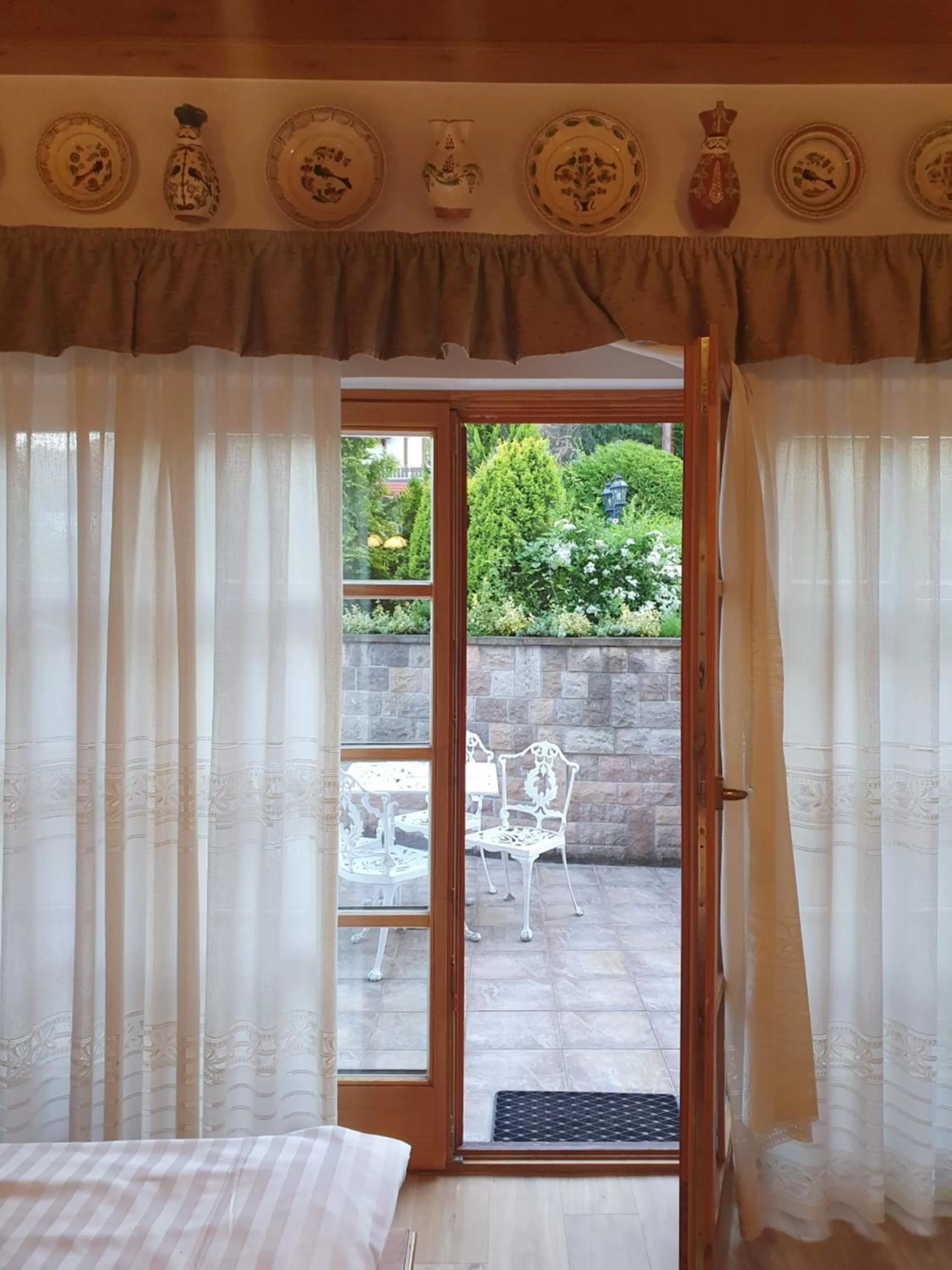 View (from property/room), Bed in Kulacs Csarda Panzio