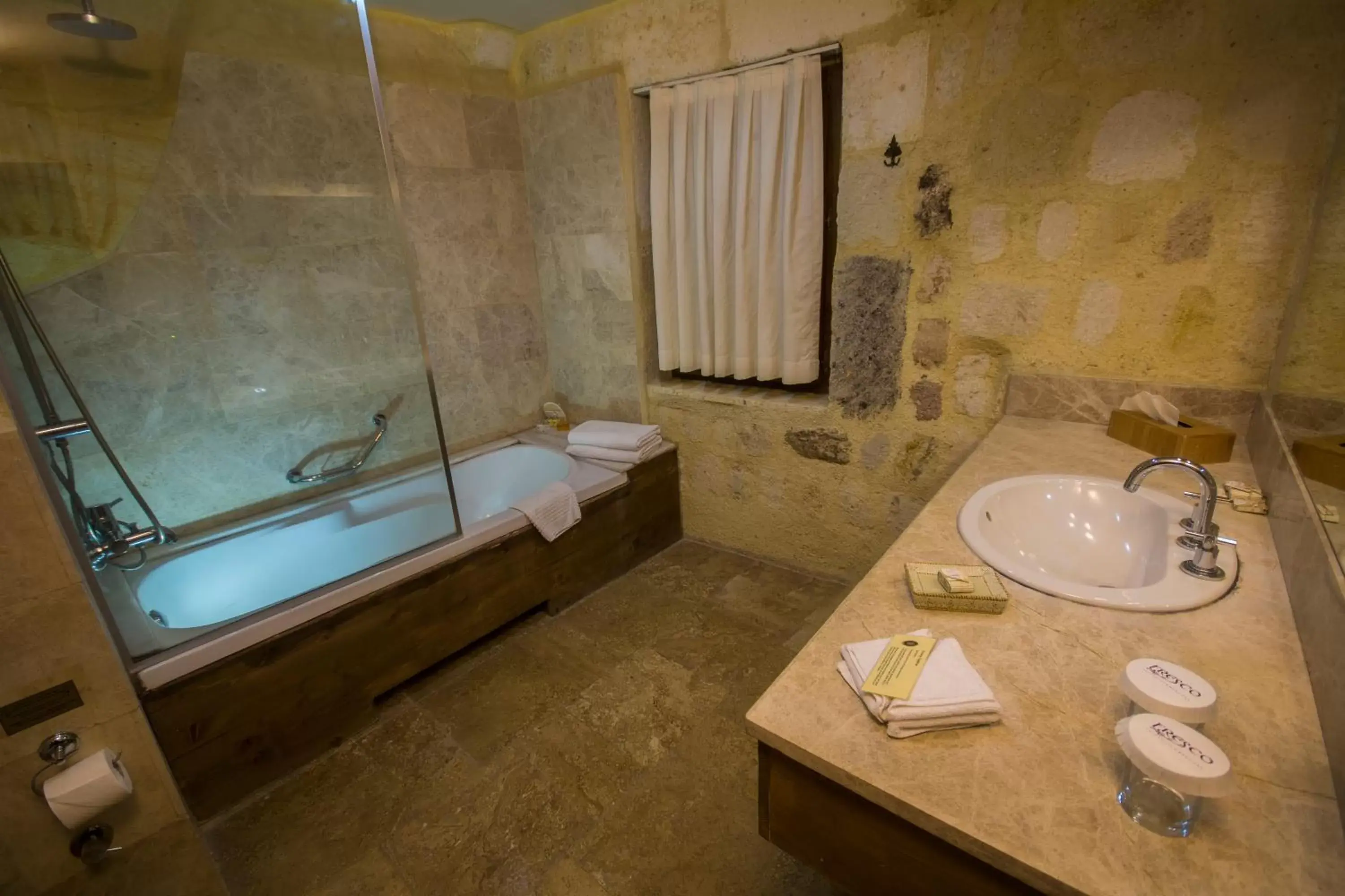 Bathroom in Fresco Cave Suites Cappadocia