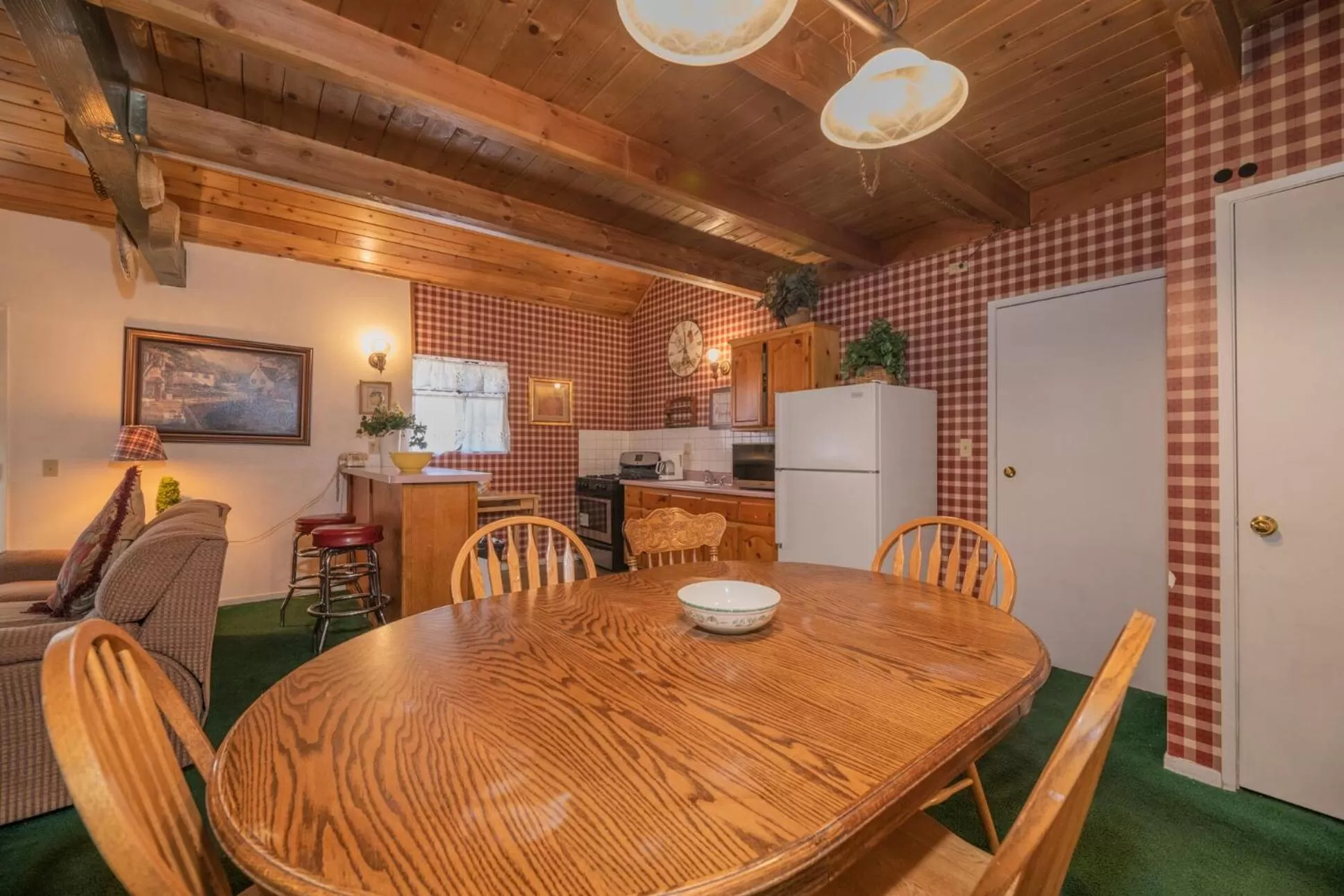 Seating area in Black Forest Lodge