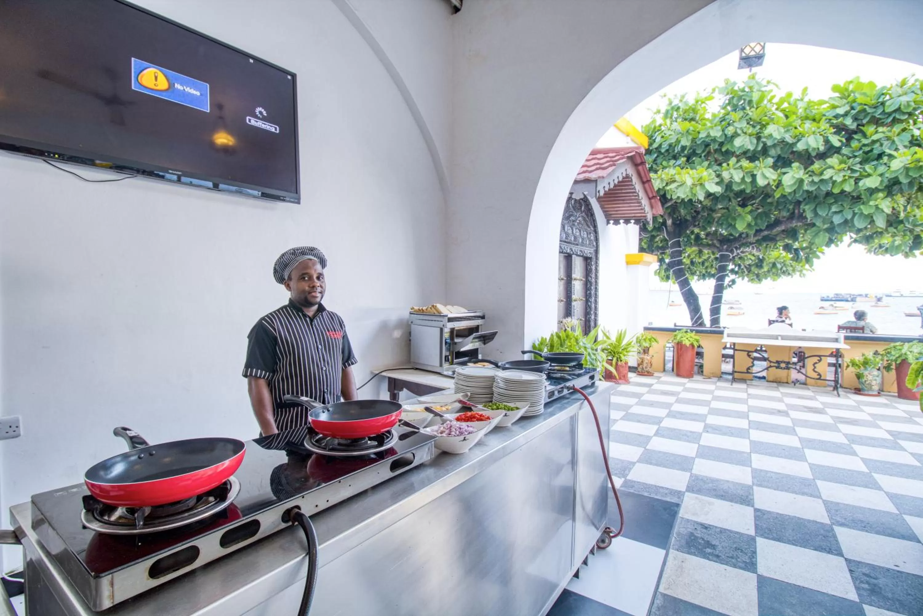 Staff in Tembo House Hotel