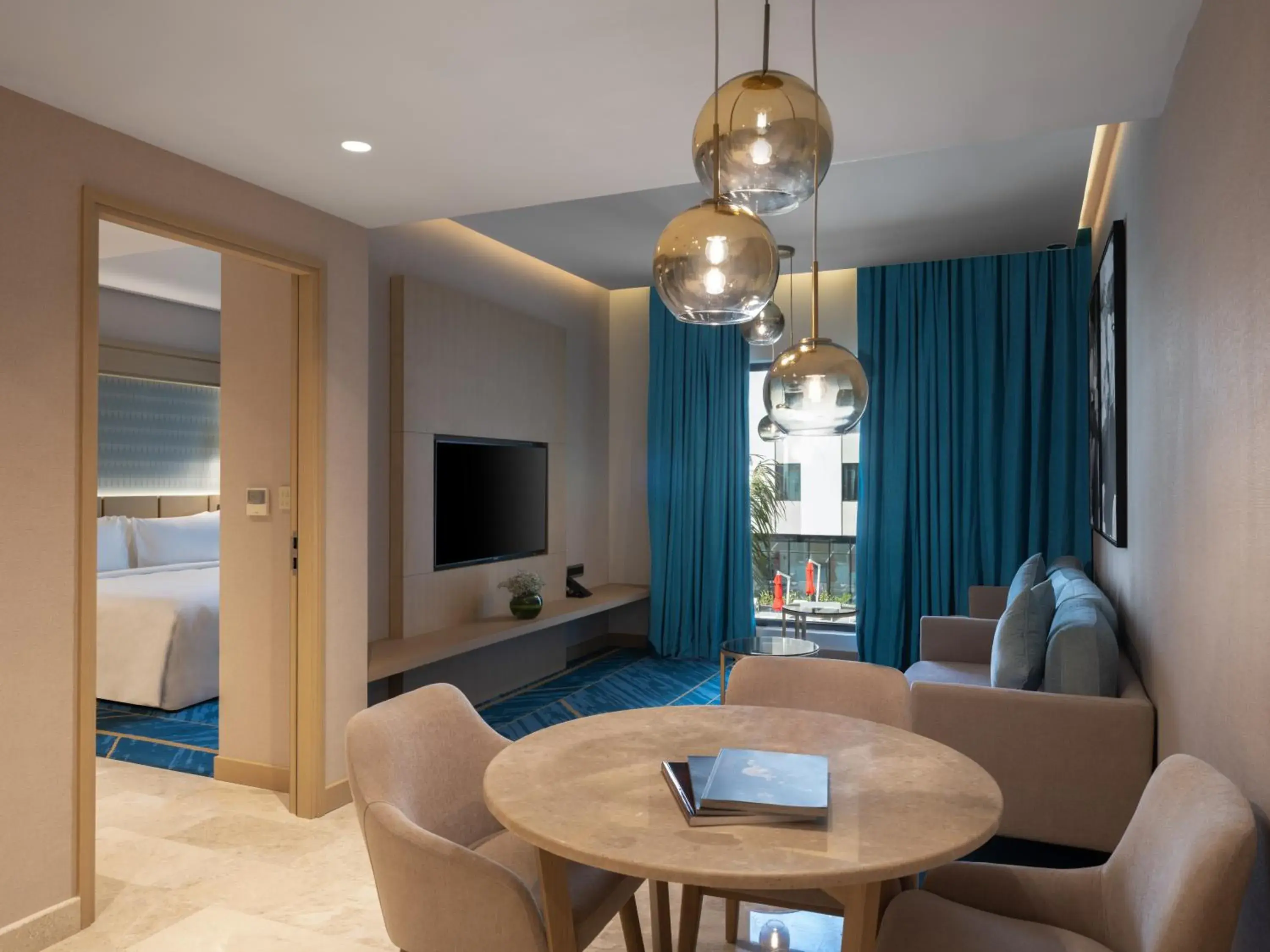 Superior One Bedroom Pool View Suite in Maani Muscat Hotel & Suites Superior One Bedroom Pool View Suite in Maani Muscat Hotel & Suites