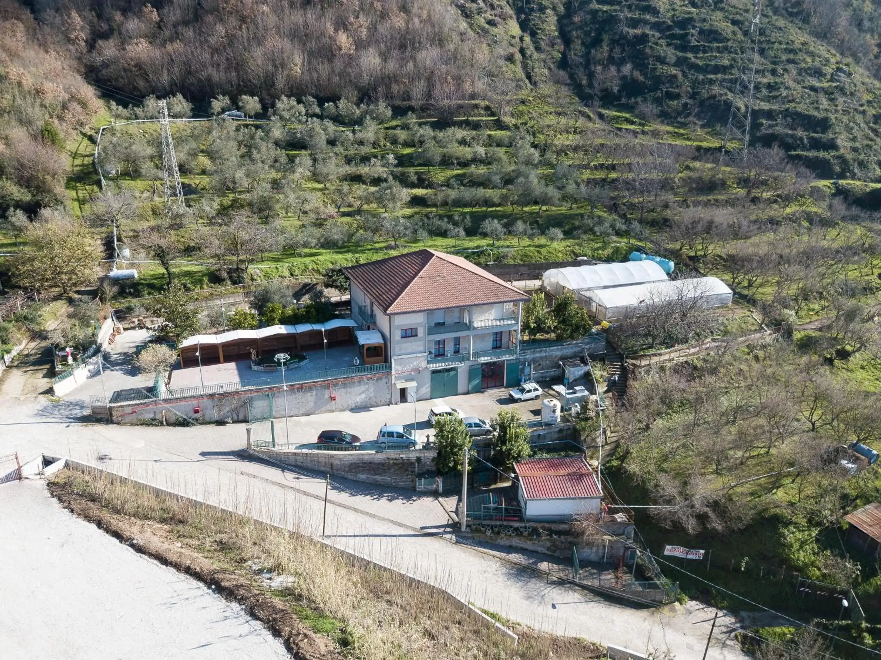 Property building, Bird's-eye View in Tenuta Landi Country House