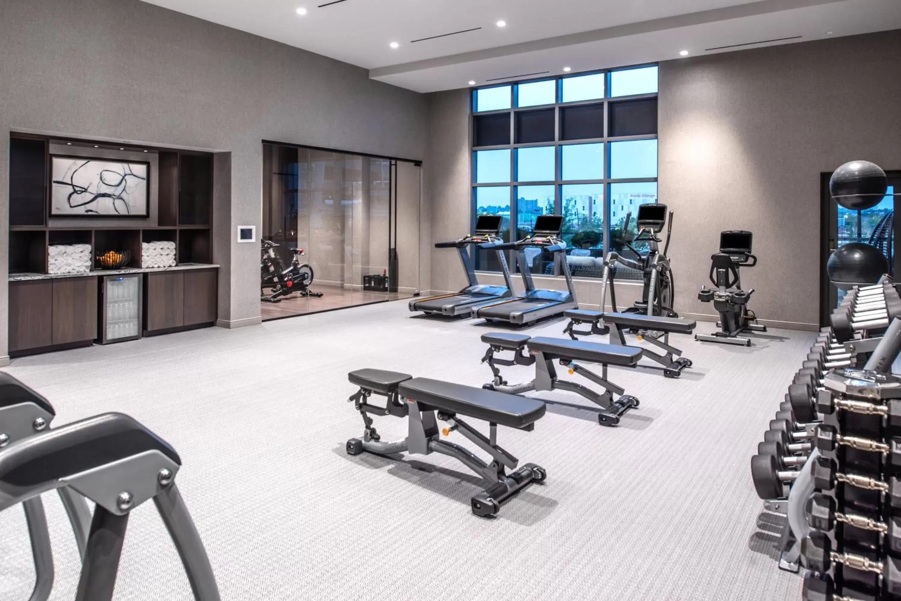 Fitness centre/facilities, Fitness Center/Facilities in The Row Hotel at Assembly Row, Autograph Collection by Marriott