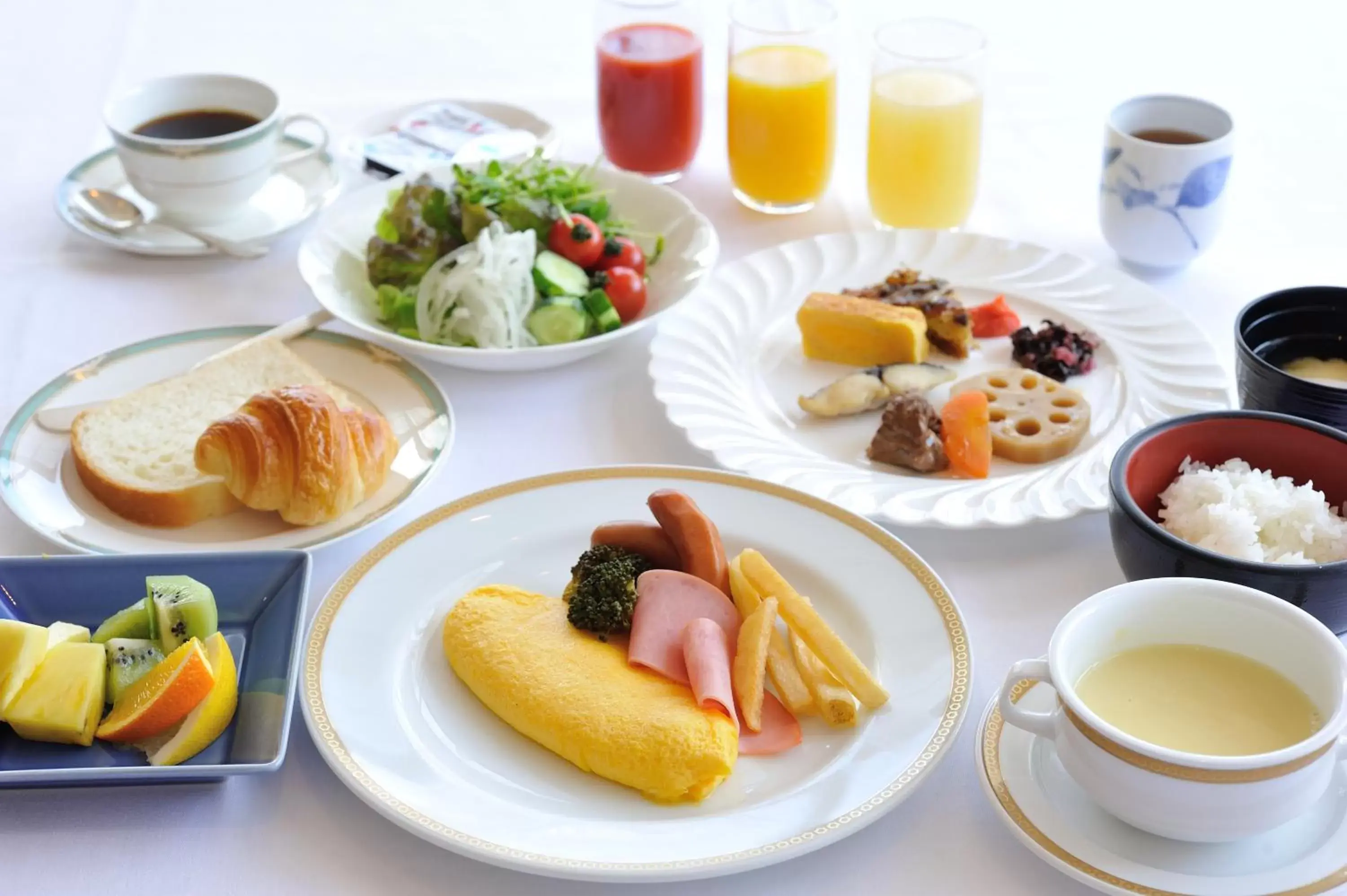 Food close-up, Breakfast in Hiroshima Airport Hotel