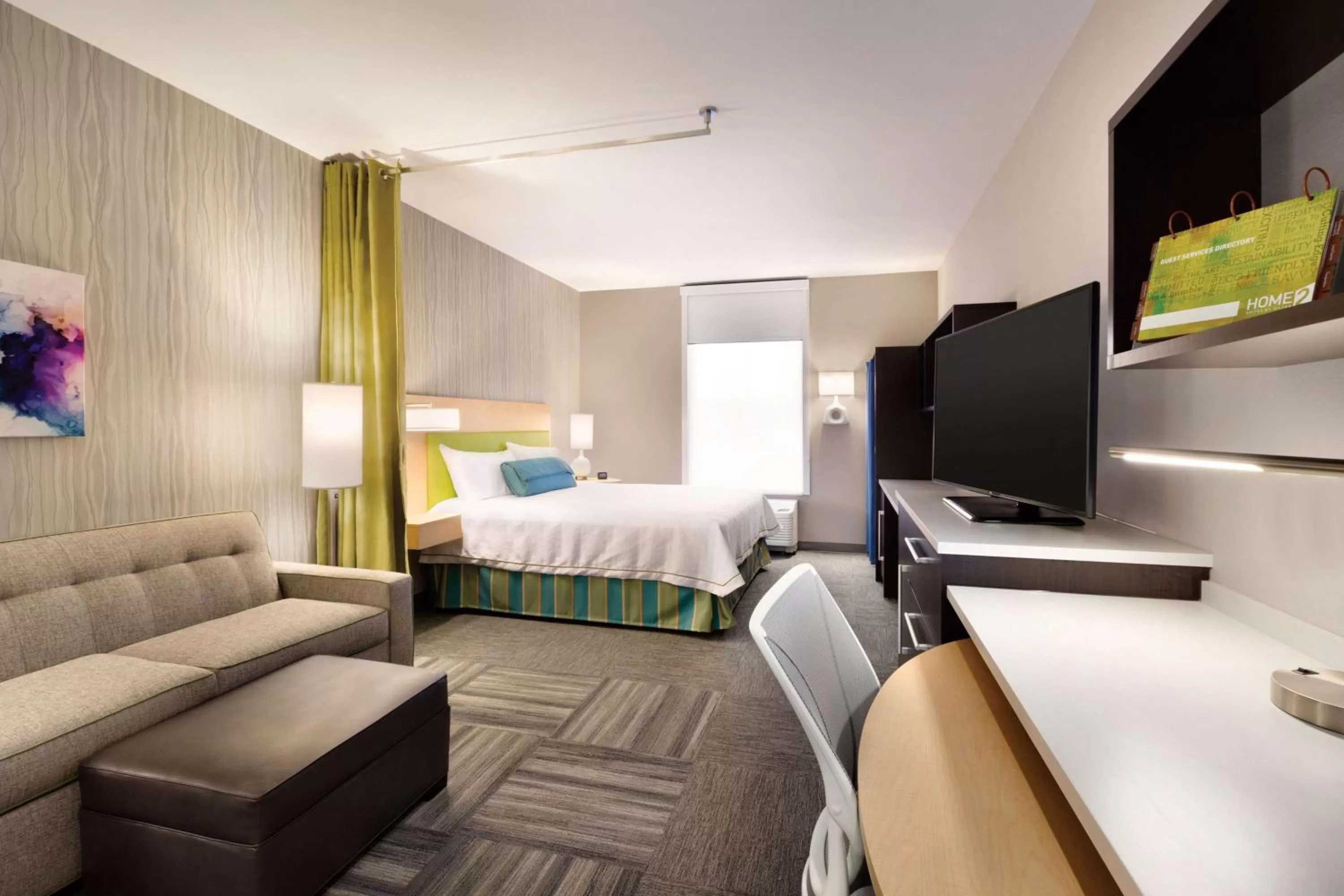 TV and multimedia, Bed in Home2 Suites by Hilton Billings