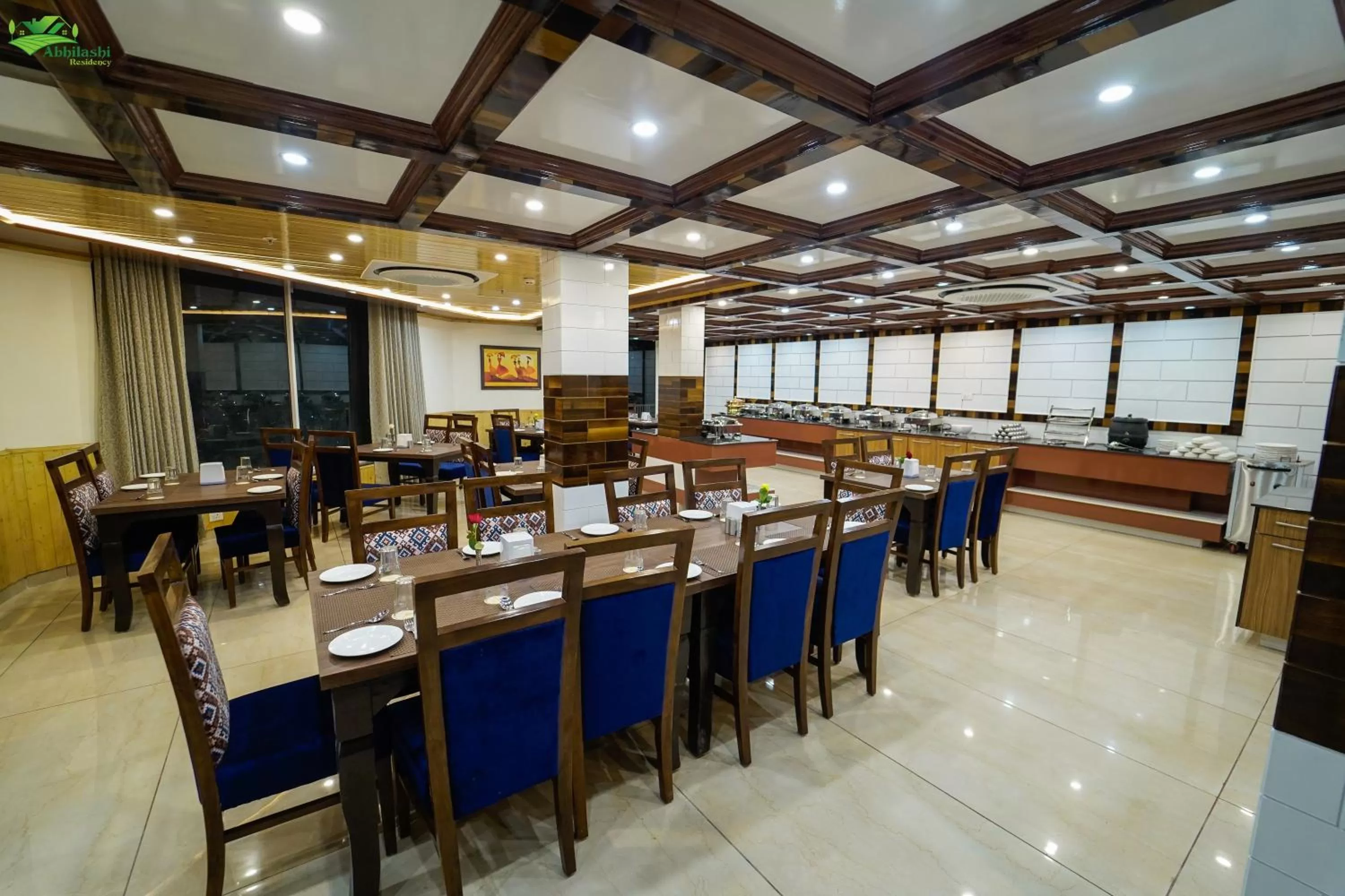 Restaurant/places to eat in Abhilashi Residency & Spa - Centrally Heated & Air Cooled
