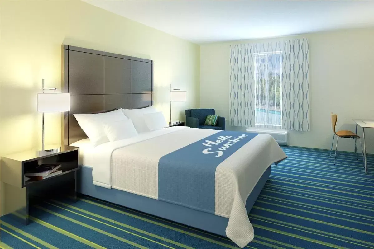 Bed in Days Inn by Wyndham Greensboro NC