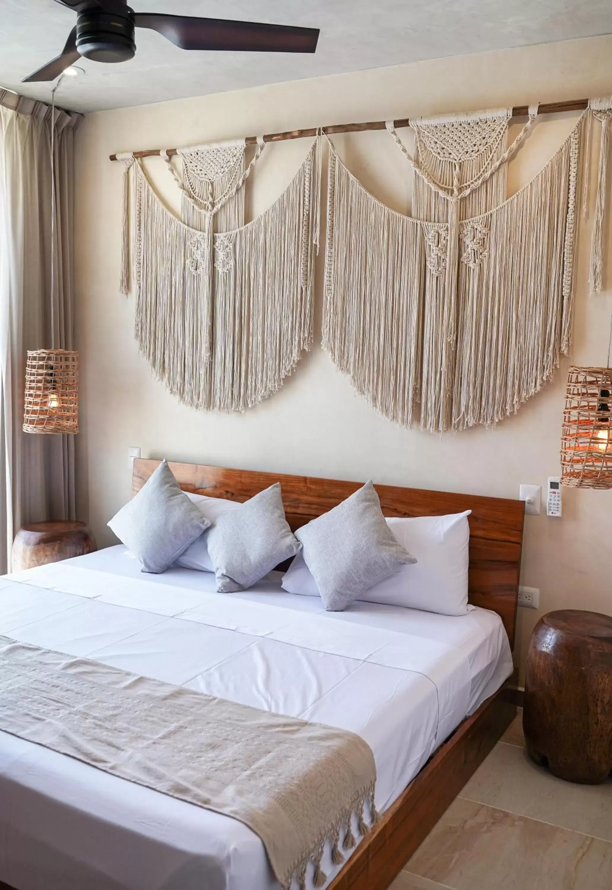 Bed in ARUNA TULUM-Luxury Studios & Apartments