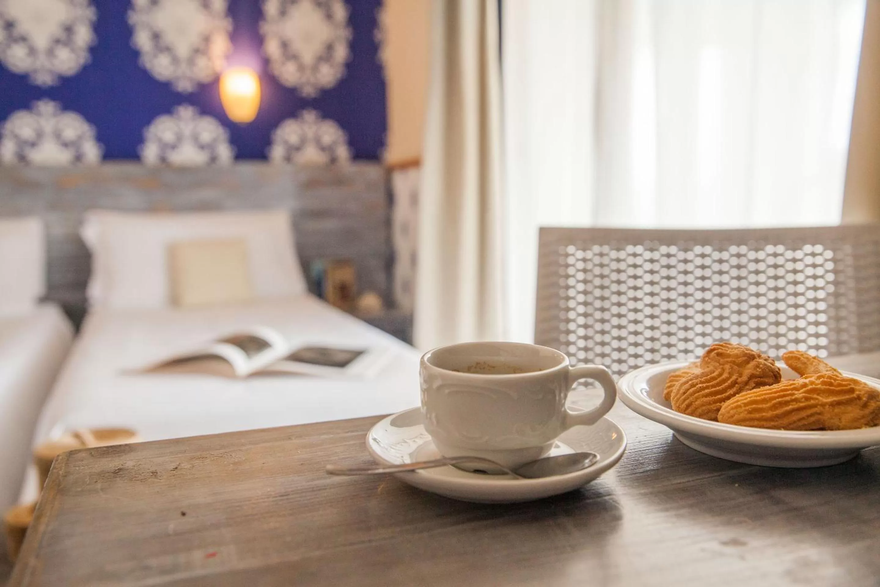 Food and drinks, Bed in Ostia Antica Park Hotel & Spa