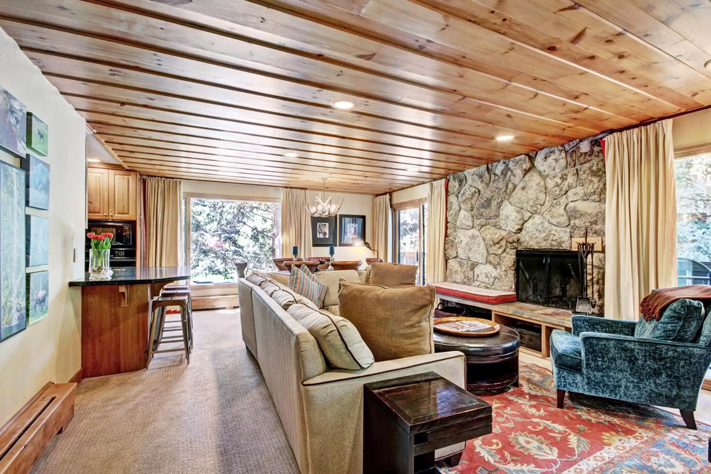 Riva Ridge Three-Bedroom Apartment Off-site in Vail Village in Lodge at Vail, A RockResort