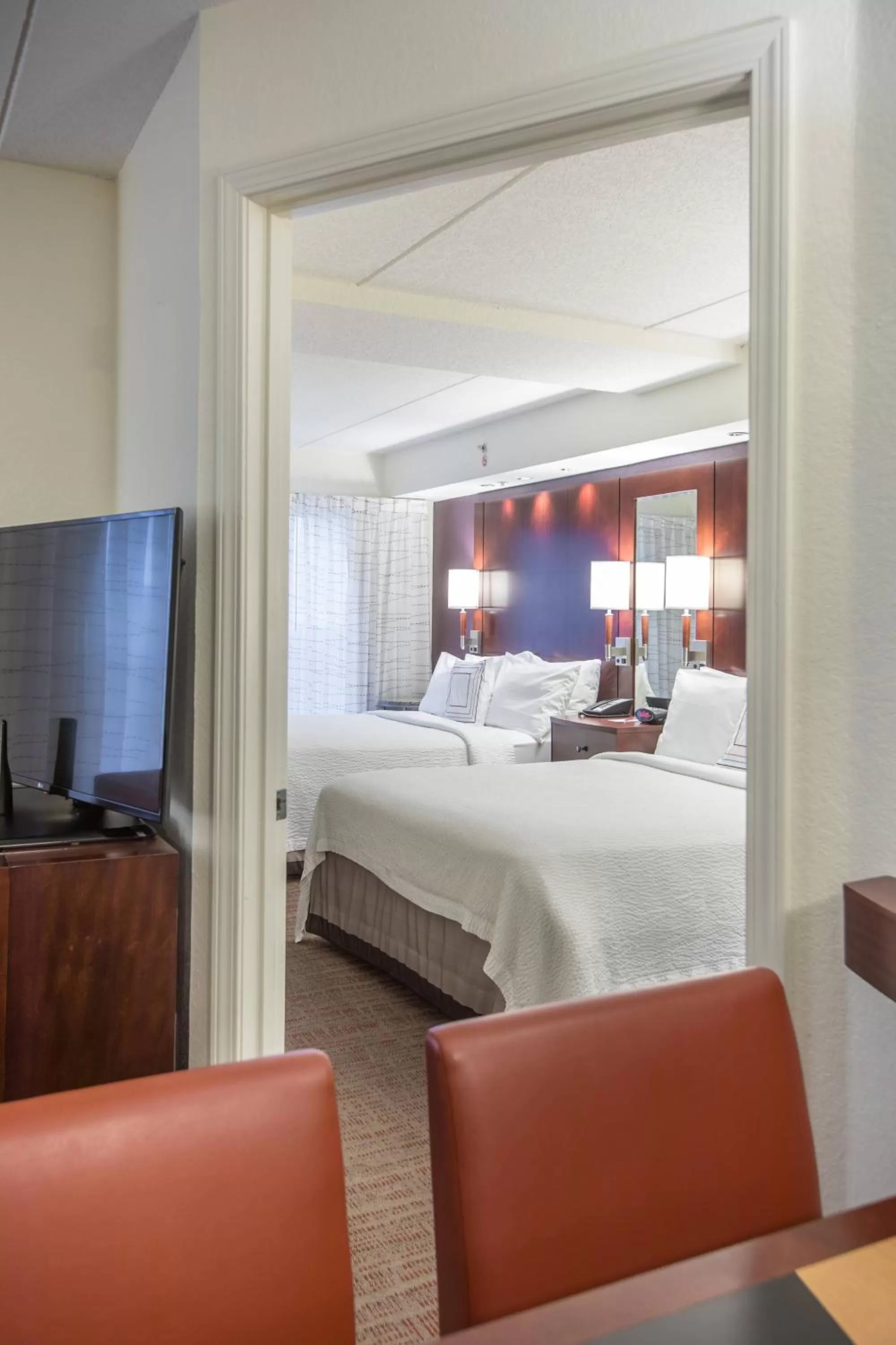 One-Bedroom Suite with Two Queen Beds and Sofa Bed - Hearing Accessible in Residence Inn by Marriott Amelia Island