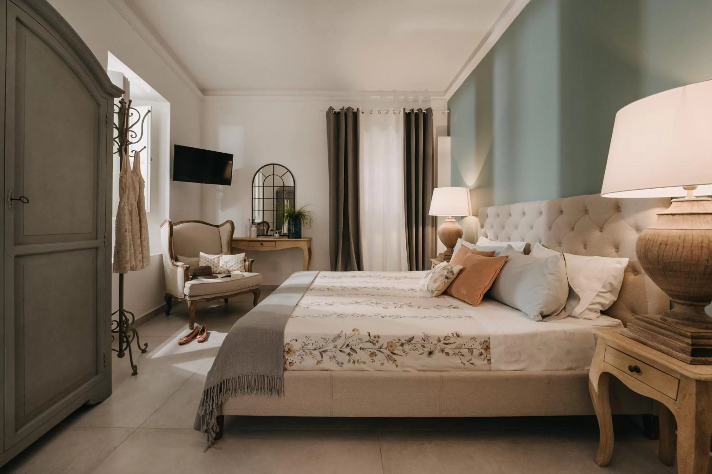 Bed in Palazzo Natoli Boutique Hotel