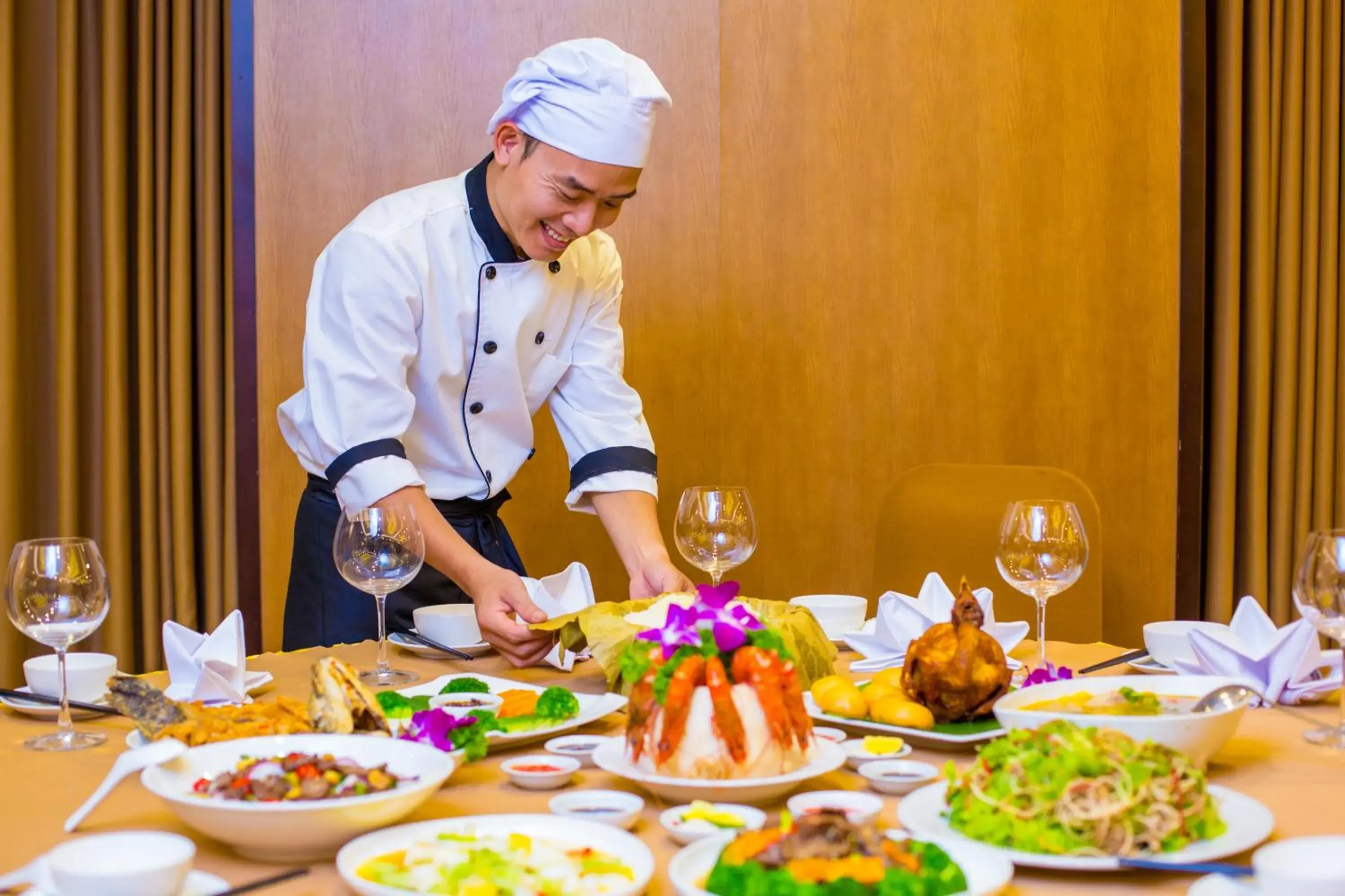 Staff in Thang Long Opera Hotel