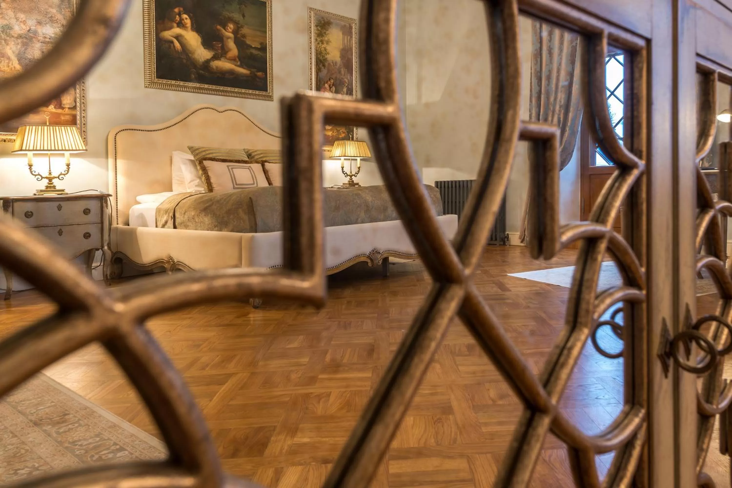 Living room, Bed in Schloss Fall, Keila-Joa