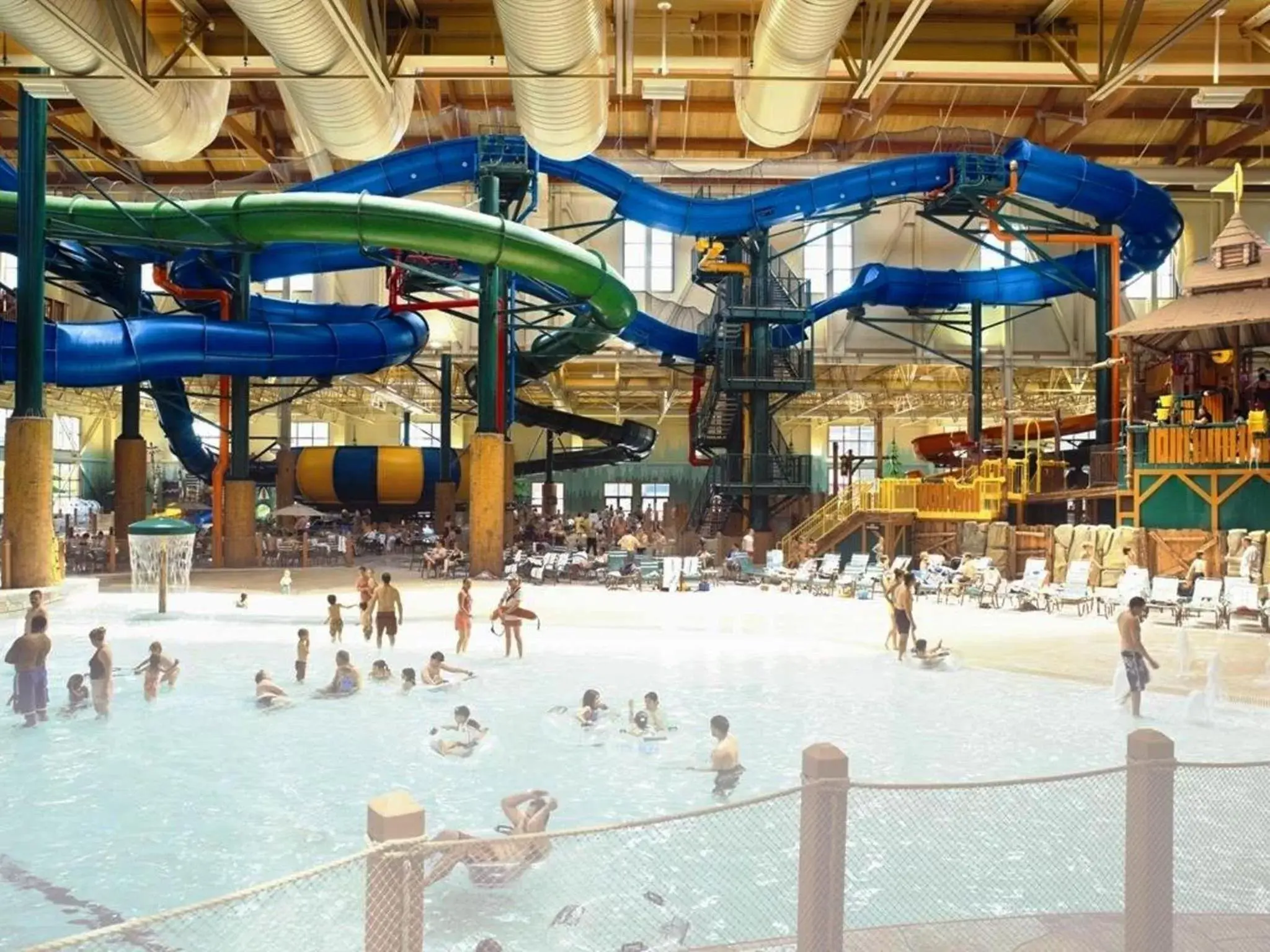 Aqua park, Water Park in Great Wolf Lodge - Niagara Falls