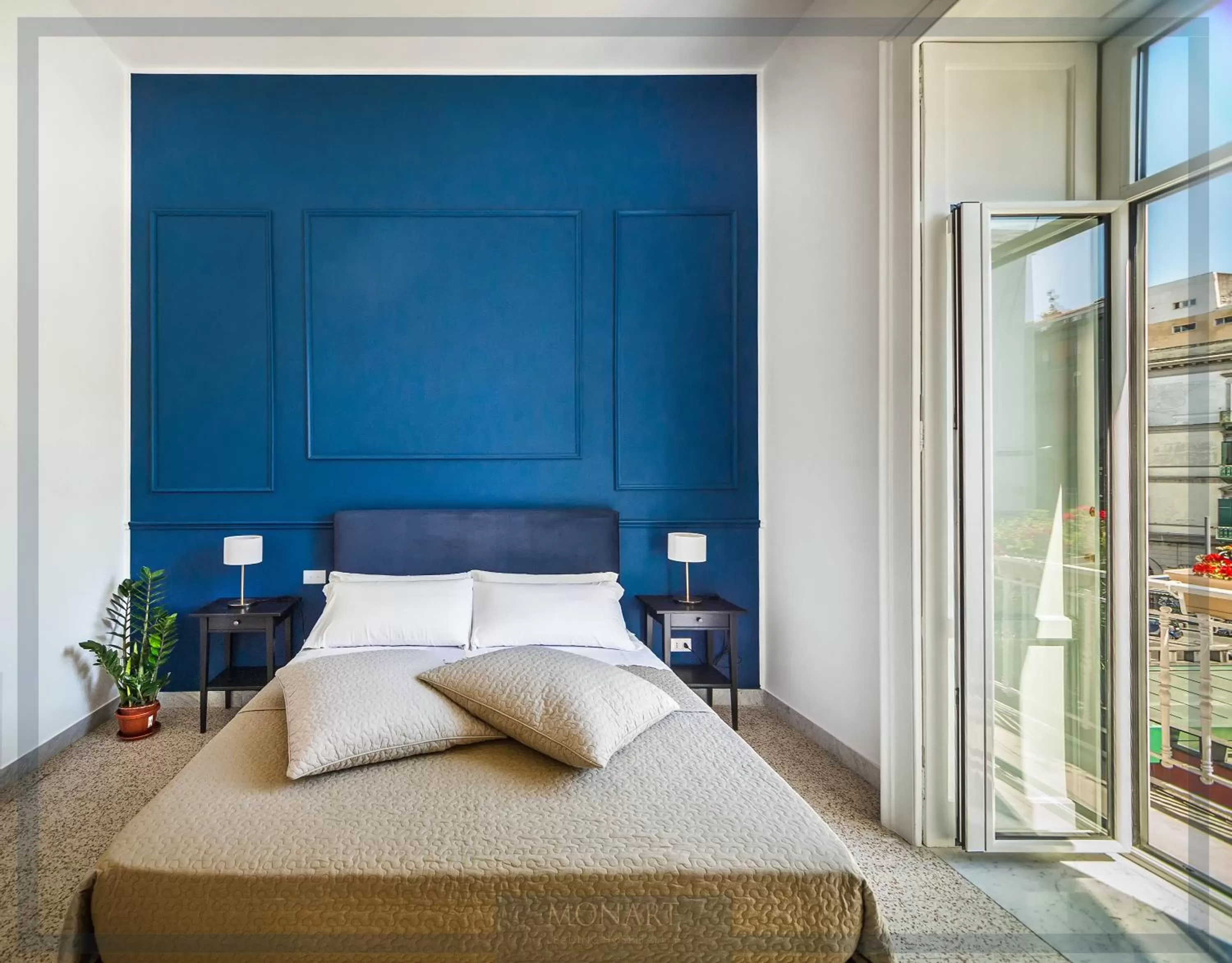 Bed in MONART HOSPITALITY Cavour