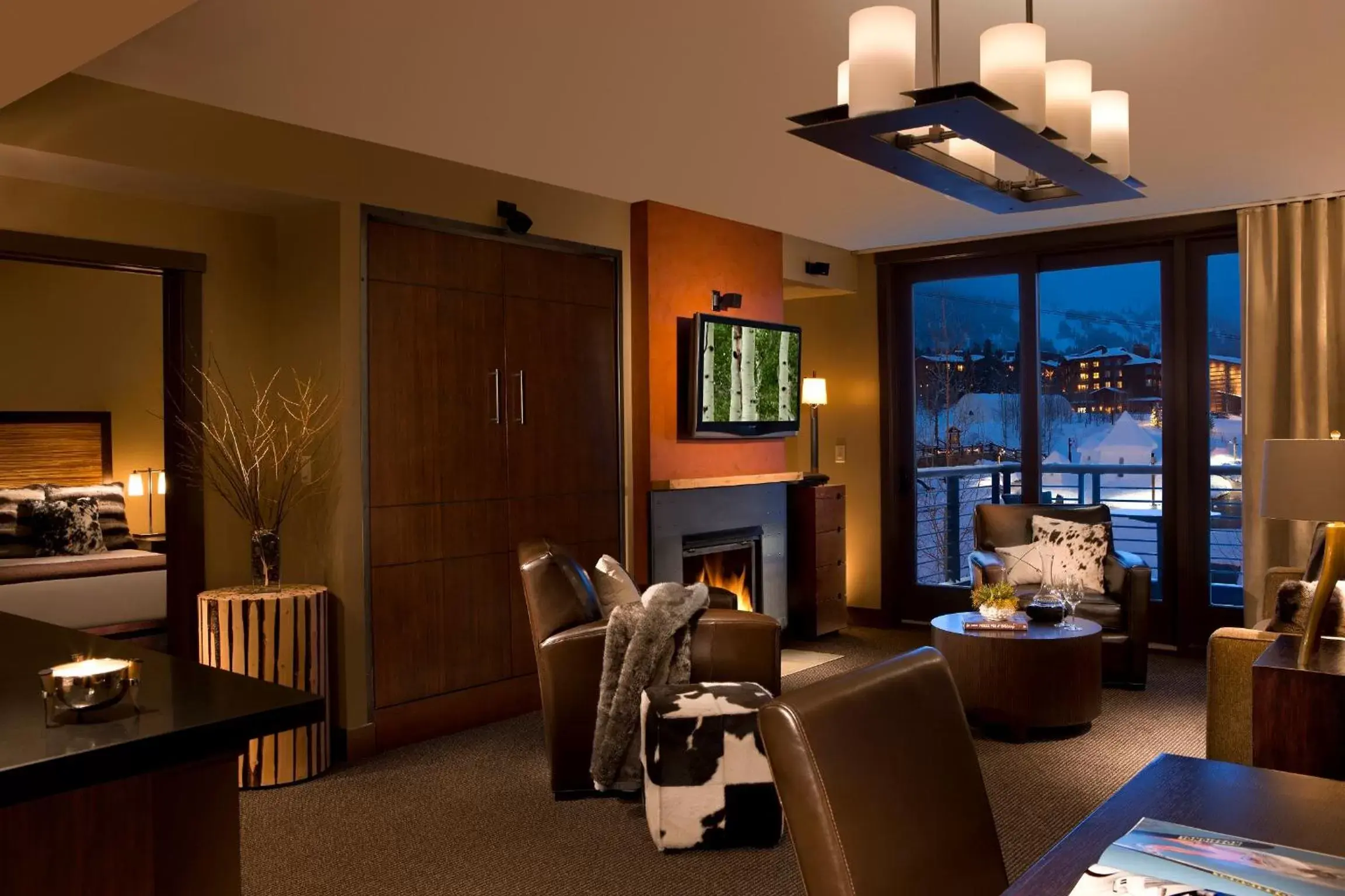 Living room in Hotel Terra Jackson Hole, a Noble House Resort