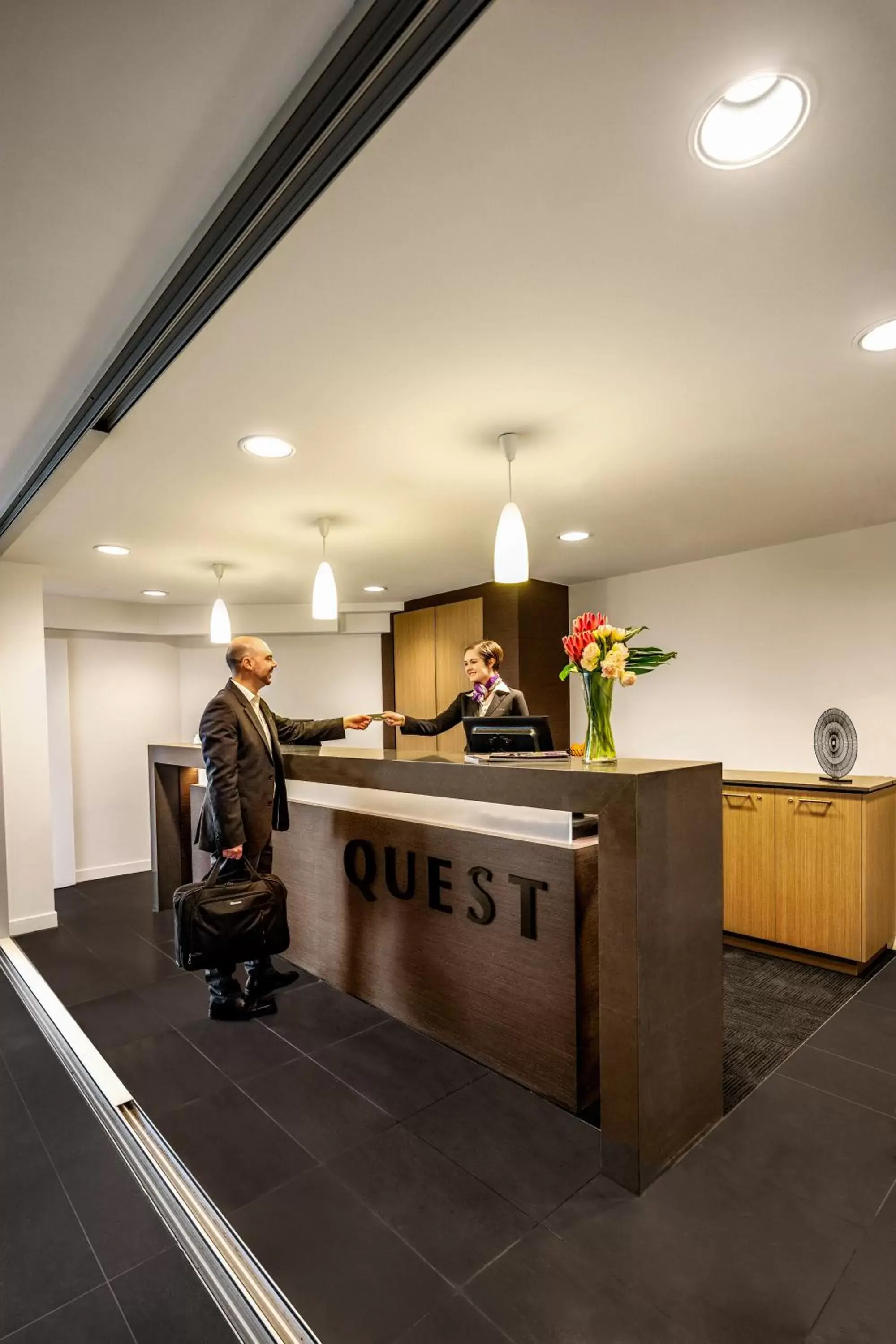 Facade/entrance, Lobby/Reception in Quest Mounts Bay Road