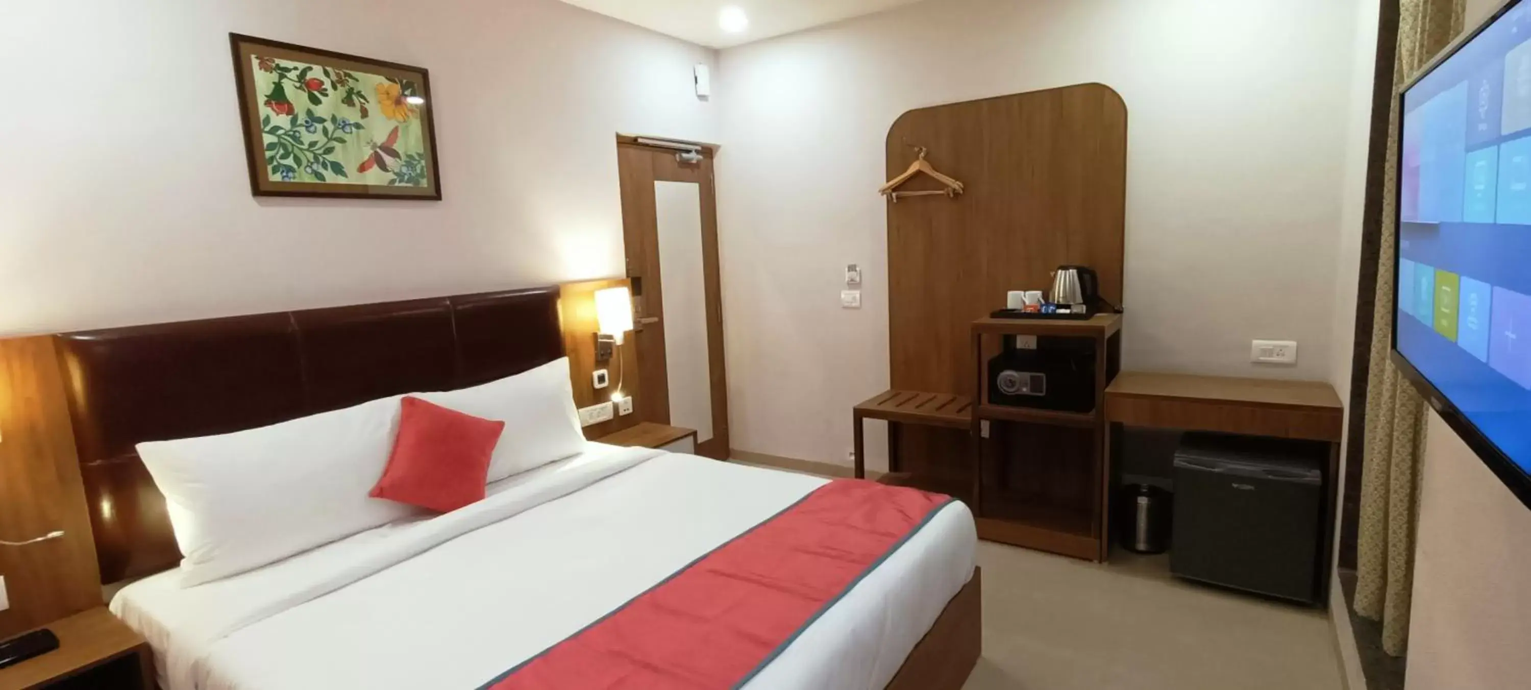 View (from property/room), Bed in The Beacon Hotel Vadodara View (from property/room), Bed in The Beacon Hotel Vadodara