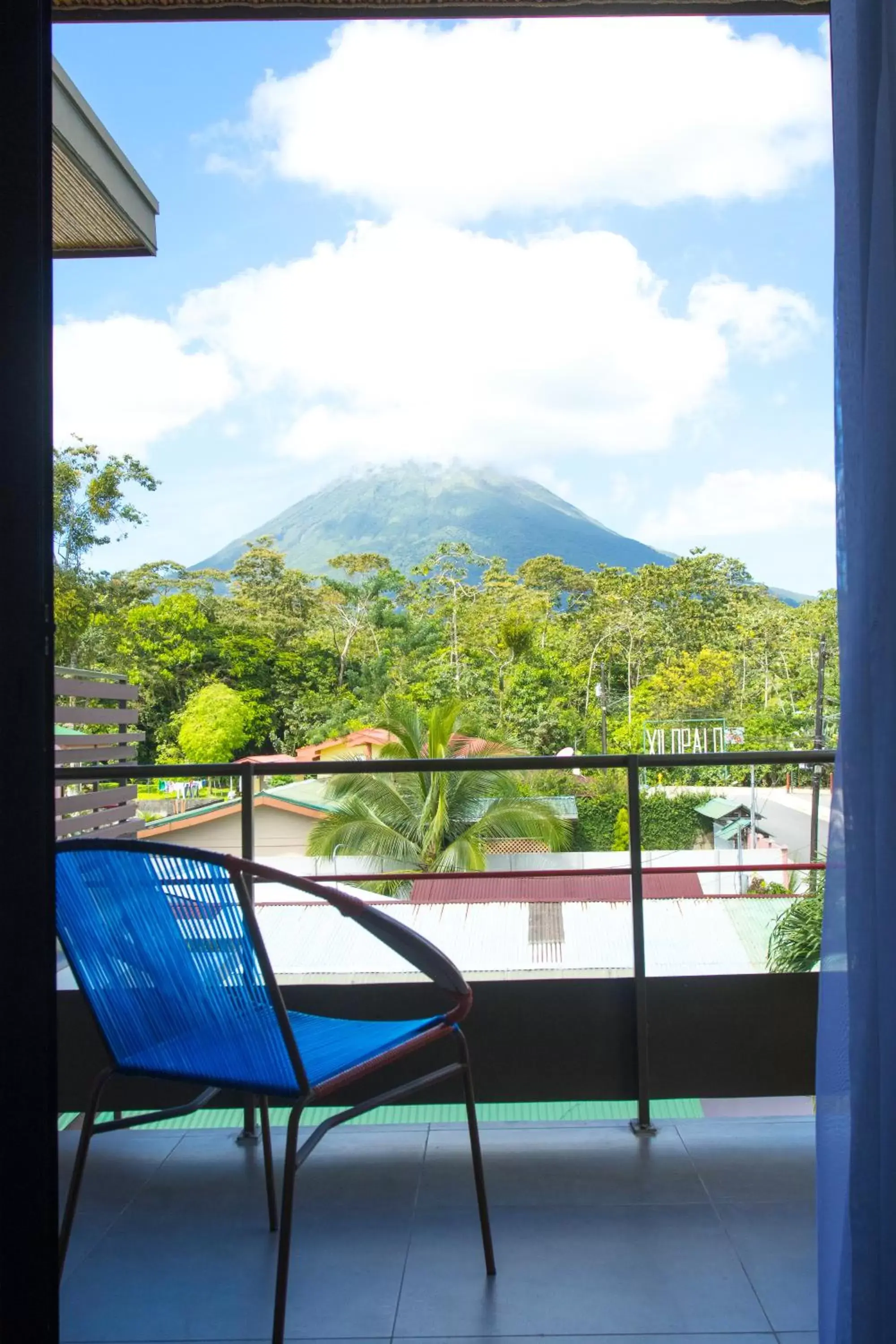 Balcony/Terrace in La Fortuna Lodge by Treebu Hotels