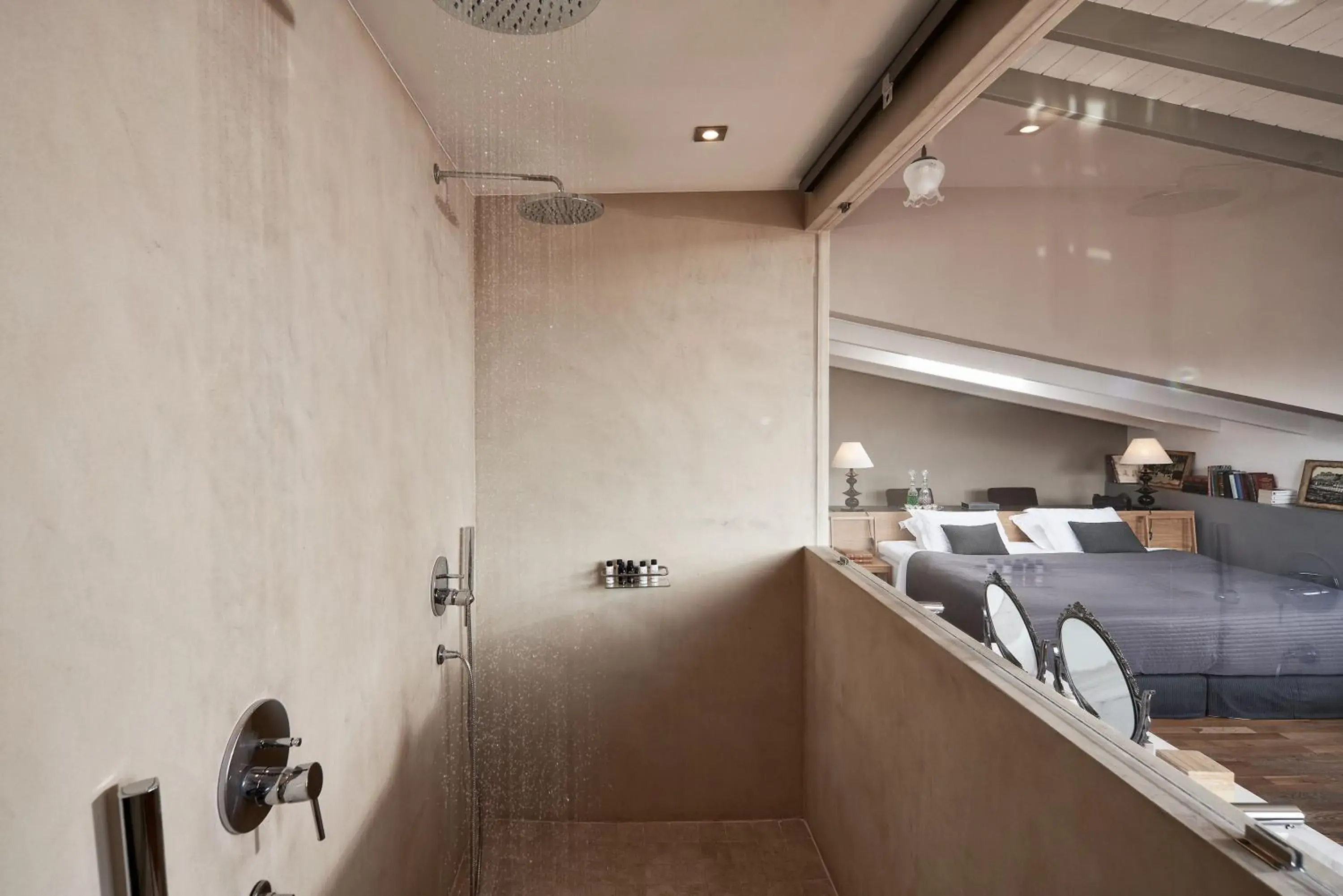 Shower, Bathroom in Emporikon Athens Hotel