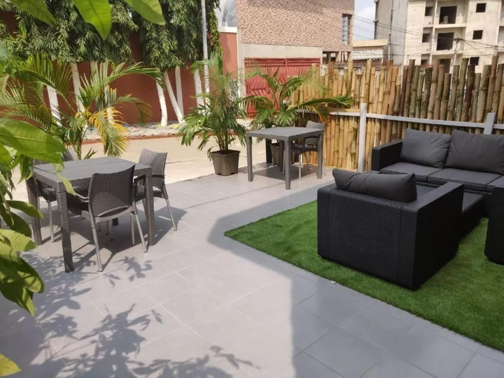 Patio in La Maison de Kouadio