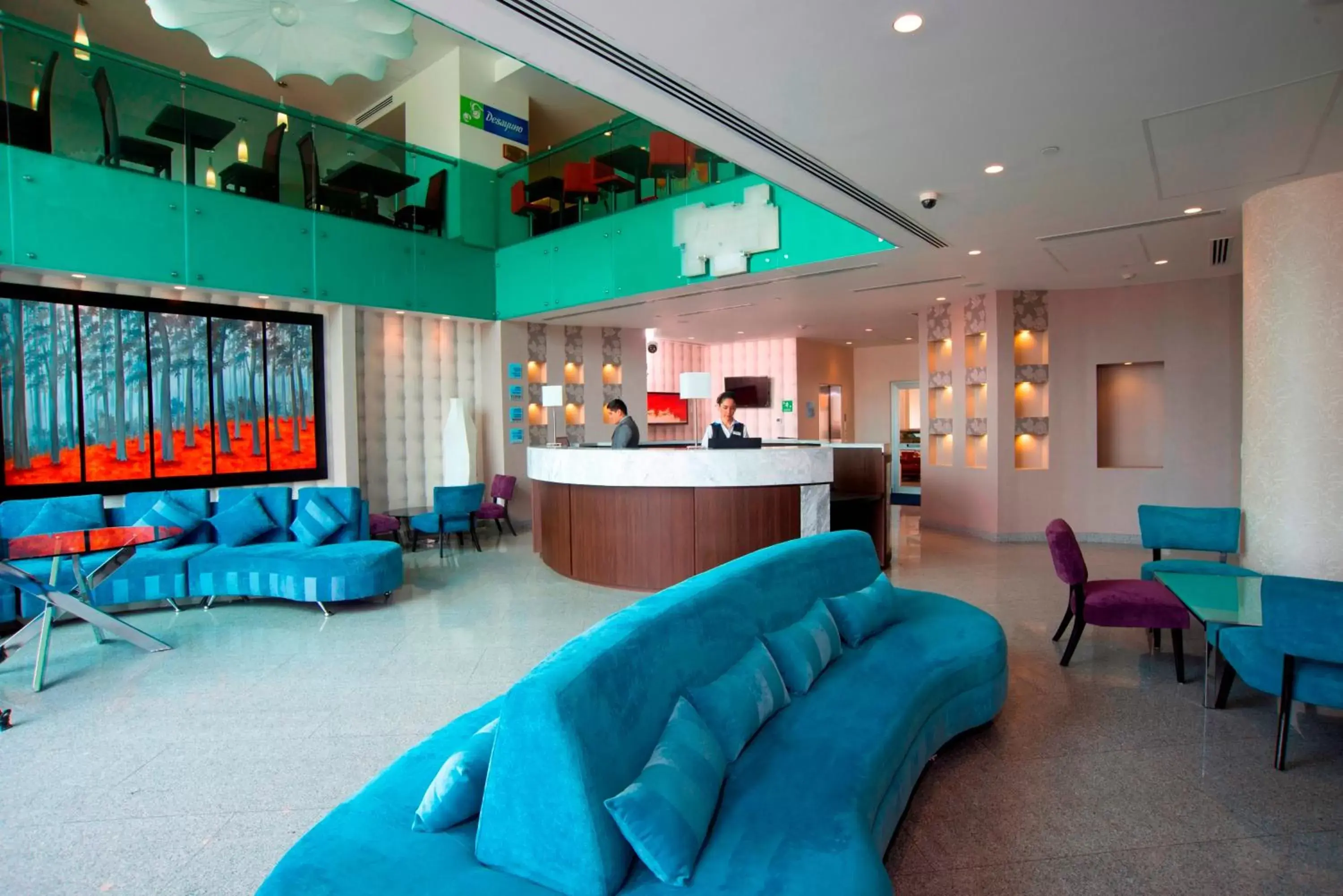 Lobby or reception, Lobby/Reception in Holiday Inn Express & Suites Queretaro, an IHG Hotel