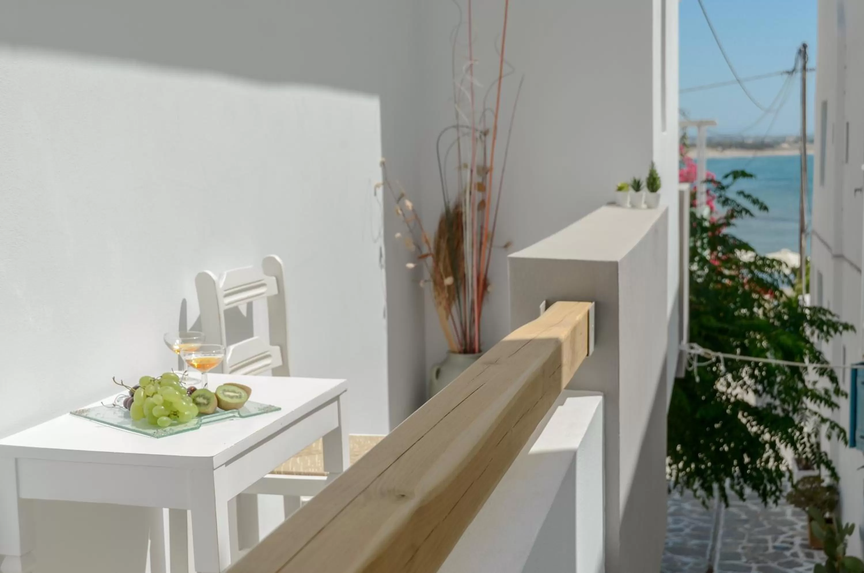 Balcony/Terrace in Panormos Hotel and Studios