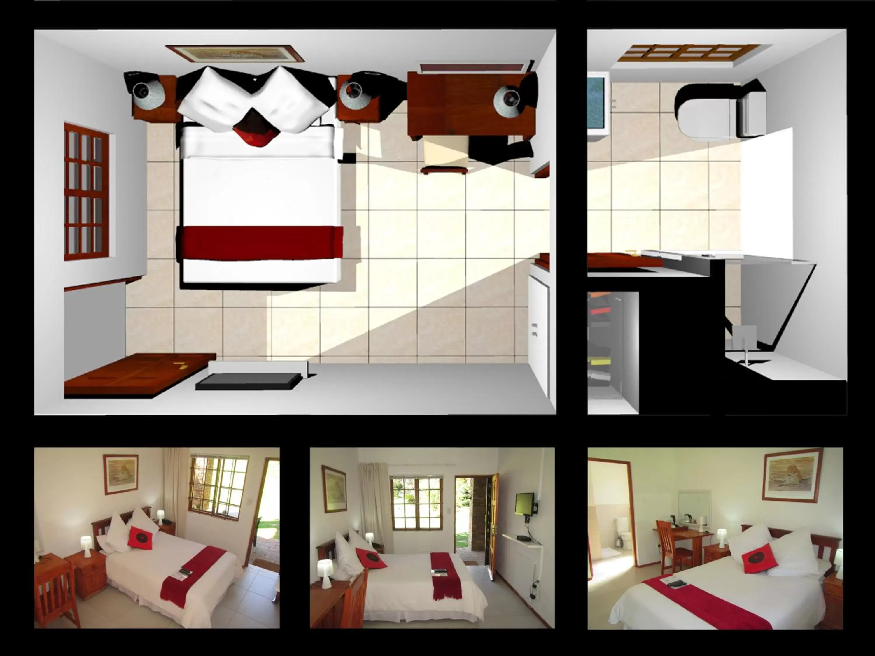 Bedroom, Floor Plan in African Footprints Lodge