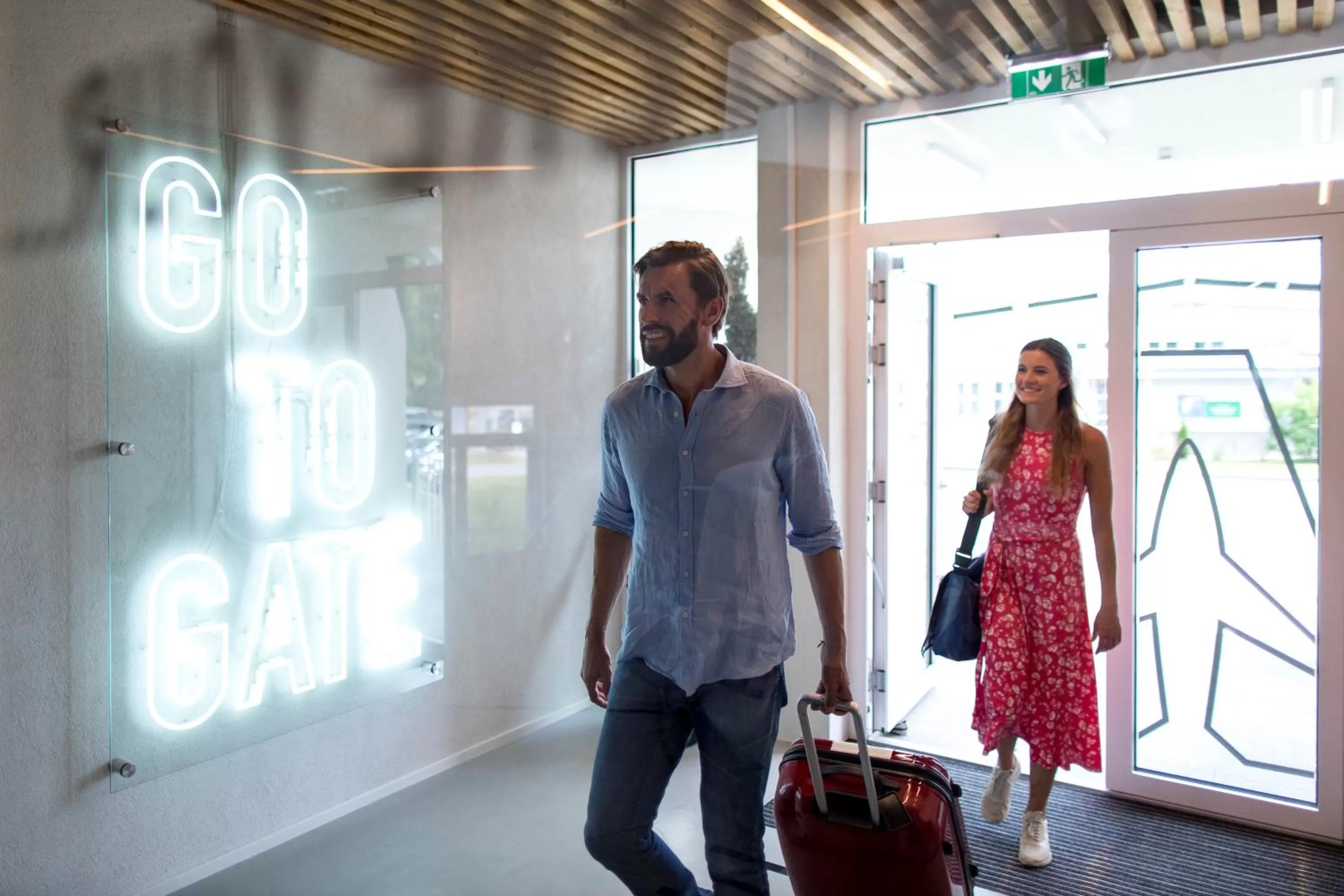 Lobby or reception in Airbase Hotel