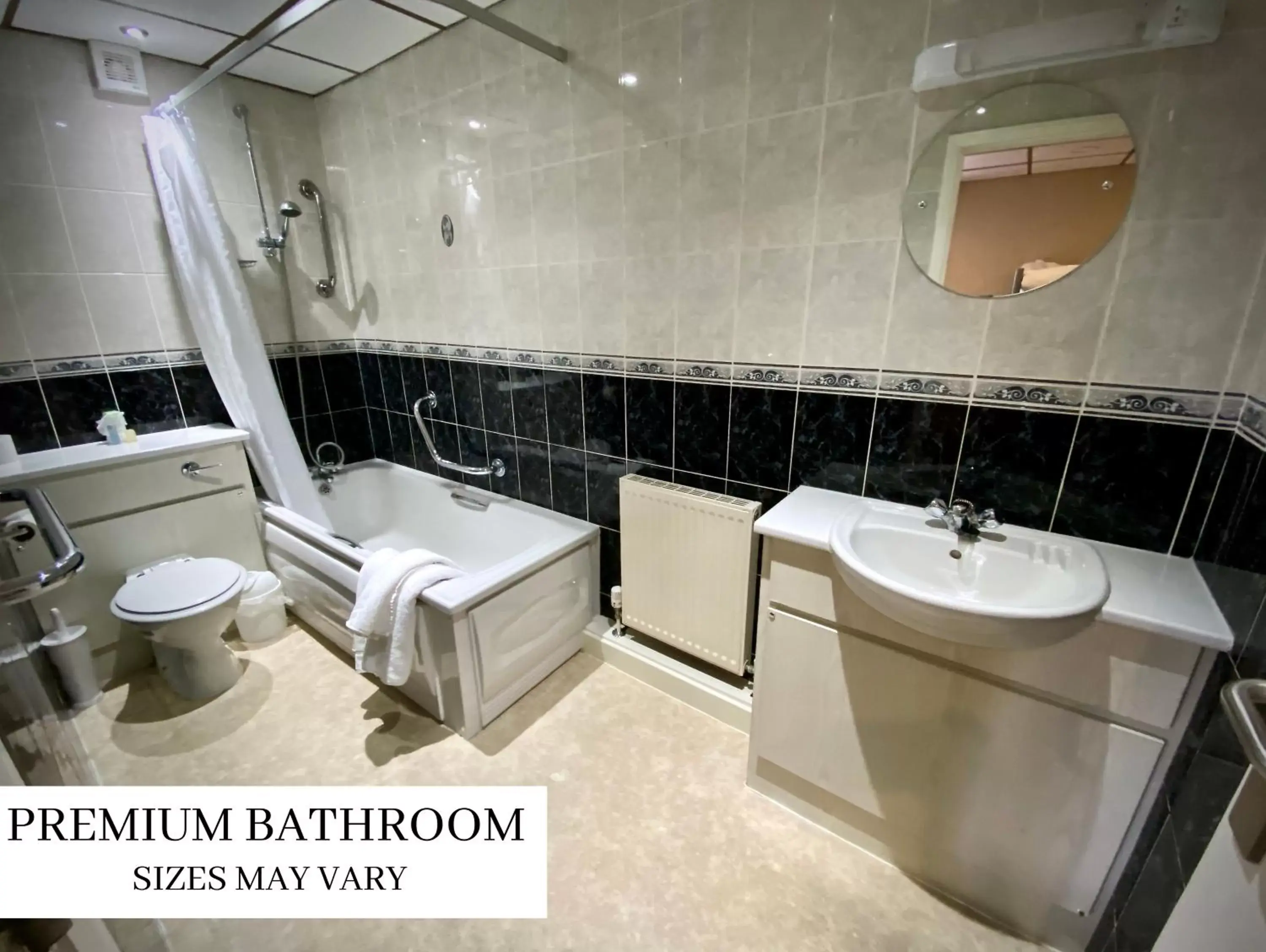 Bathroom in Doric Hotel