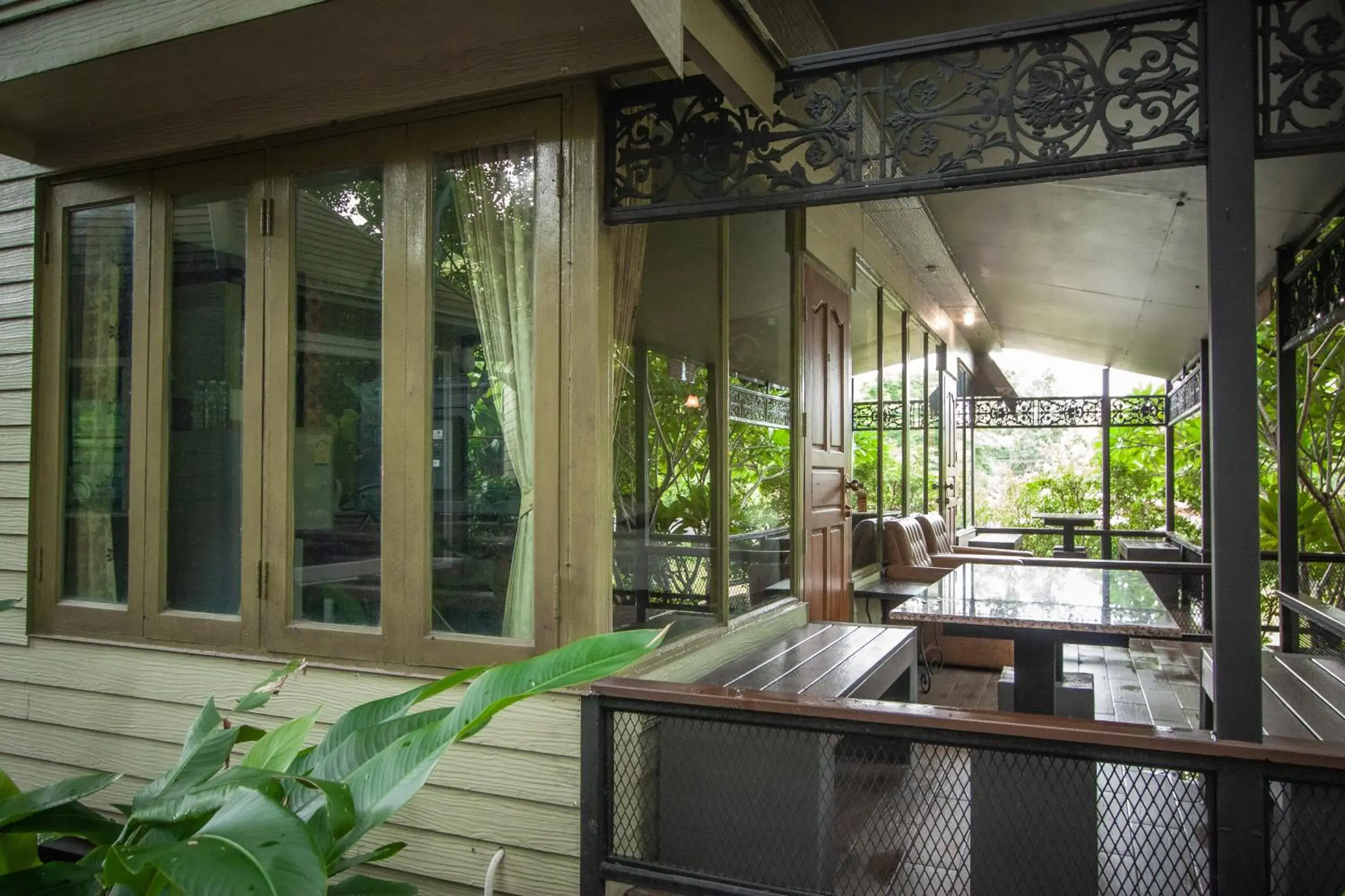 Patio in Pai Panalee The Nature Boutique Hotel