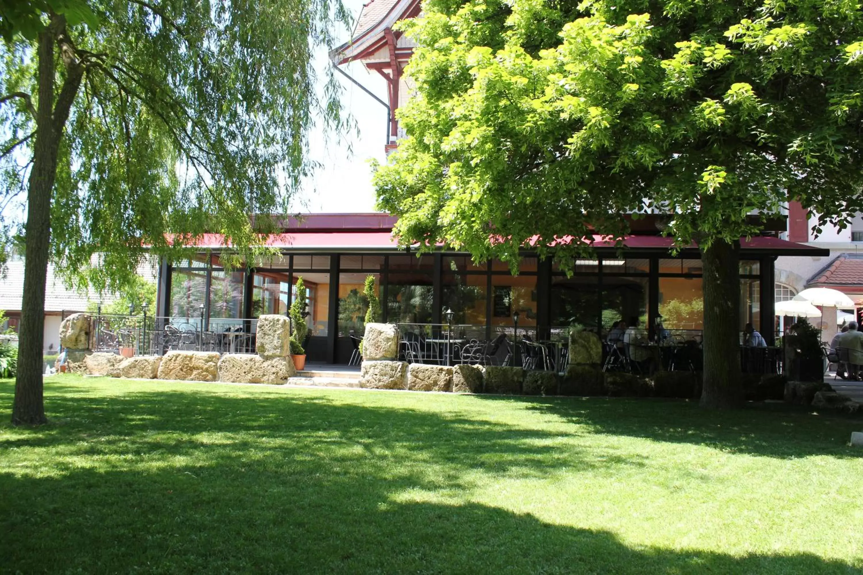 Garden view, Property Building in Hotel Acacia