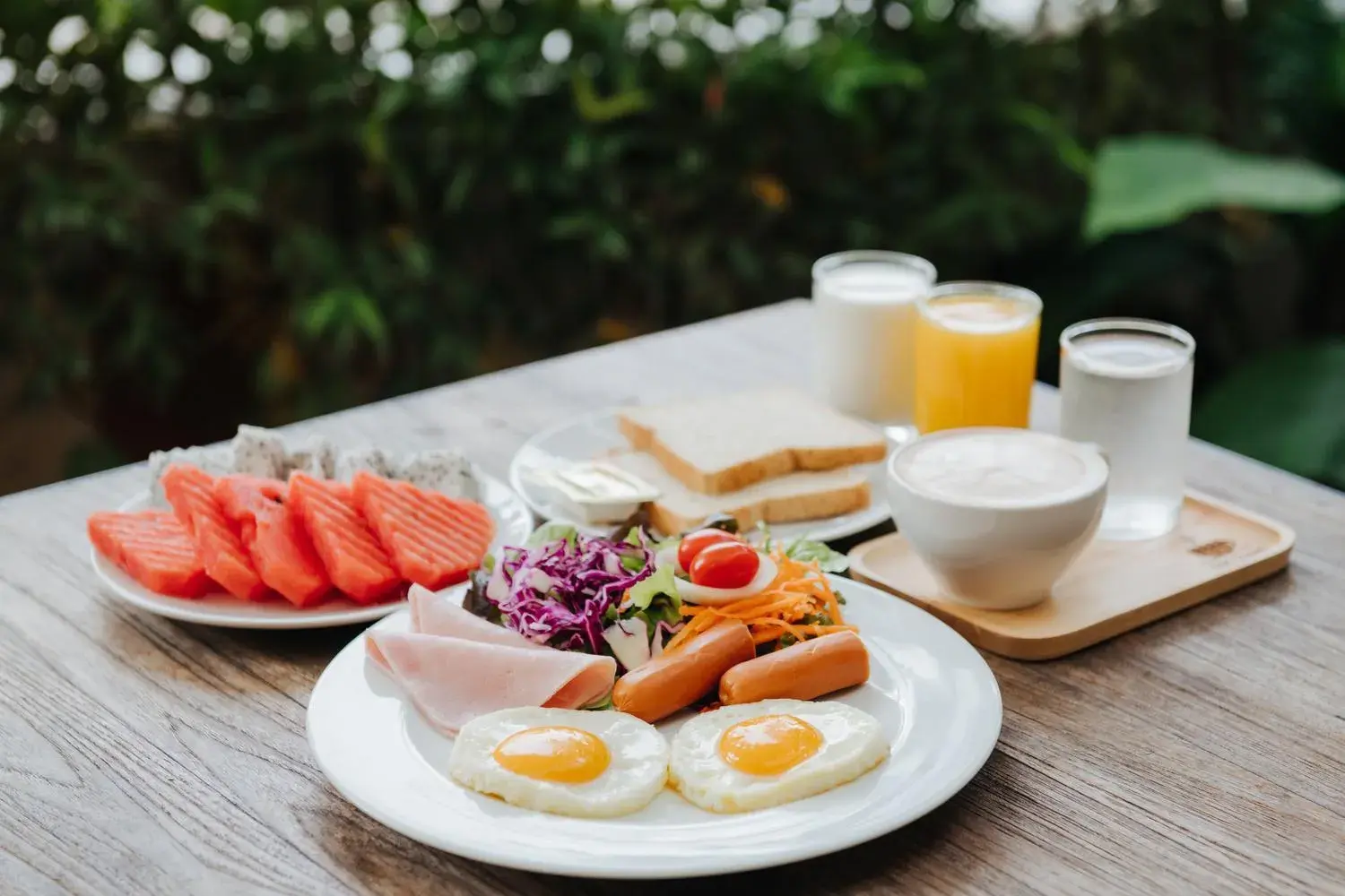 American breakfast in Old Town Chiangmai Boutique