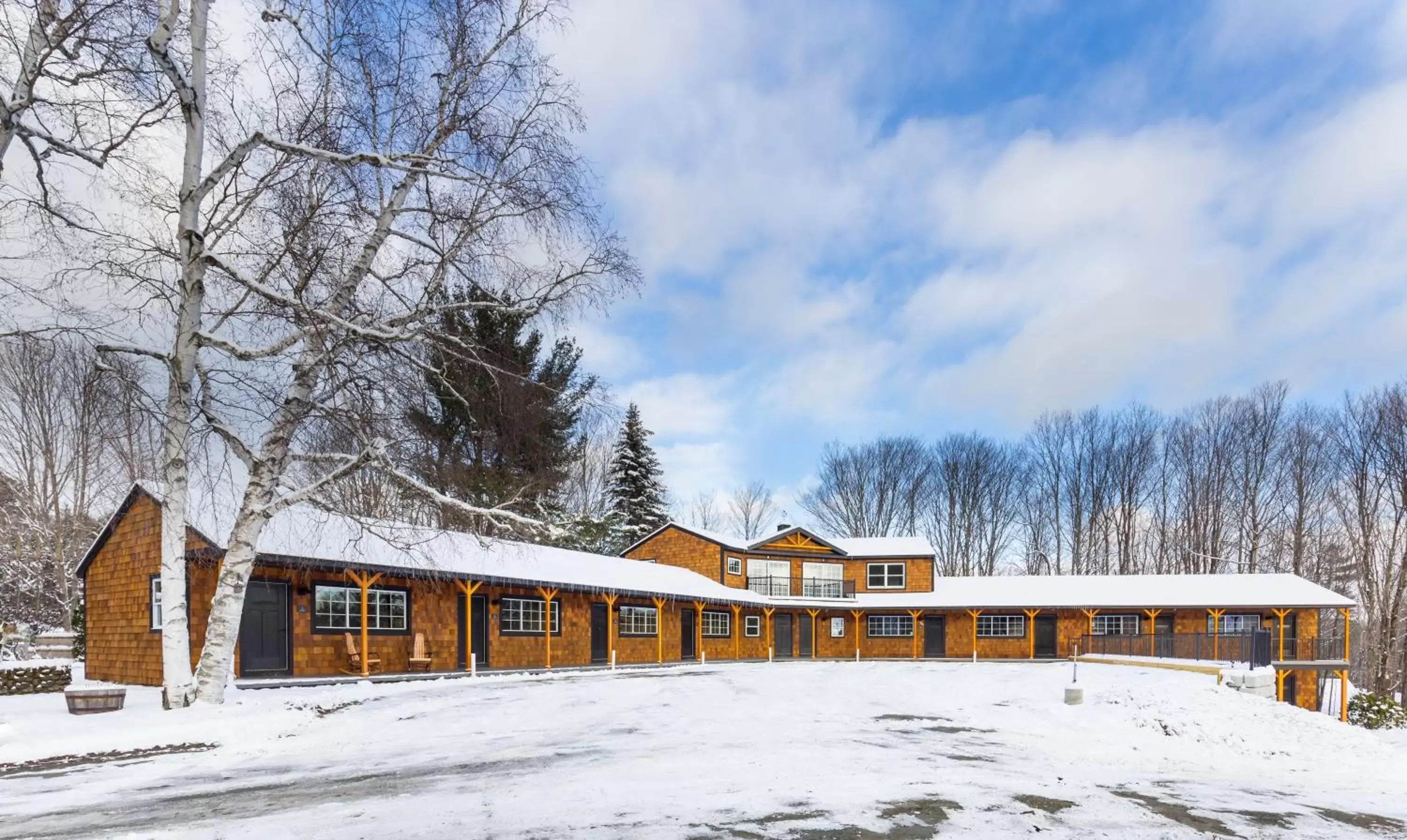 Winter in The Lodge by Sunapee Stays