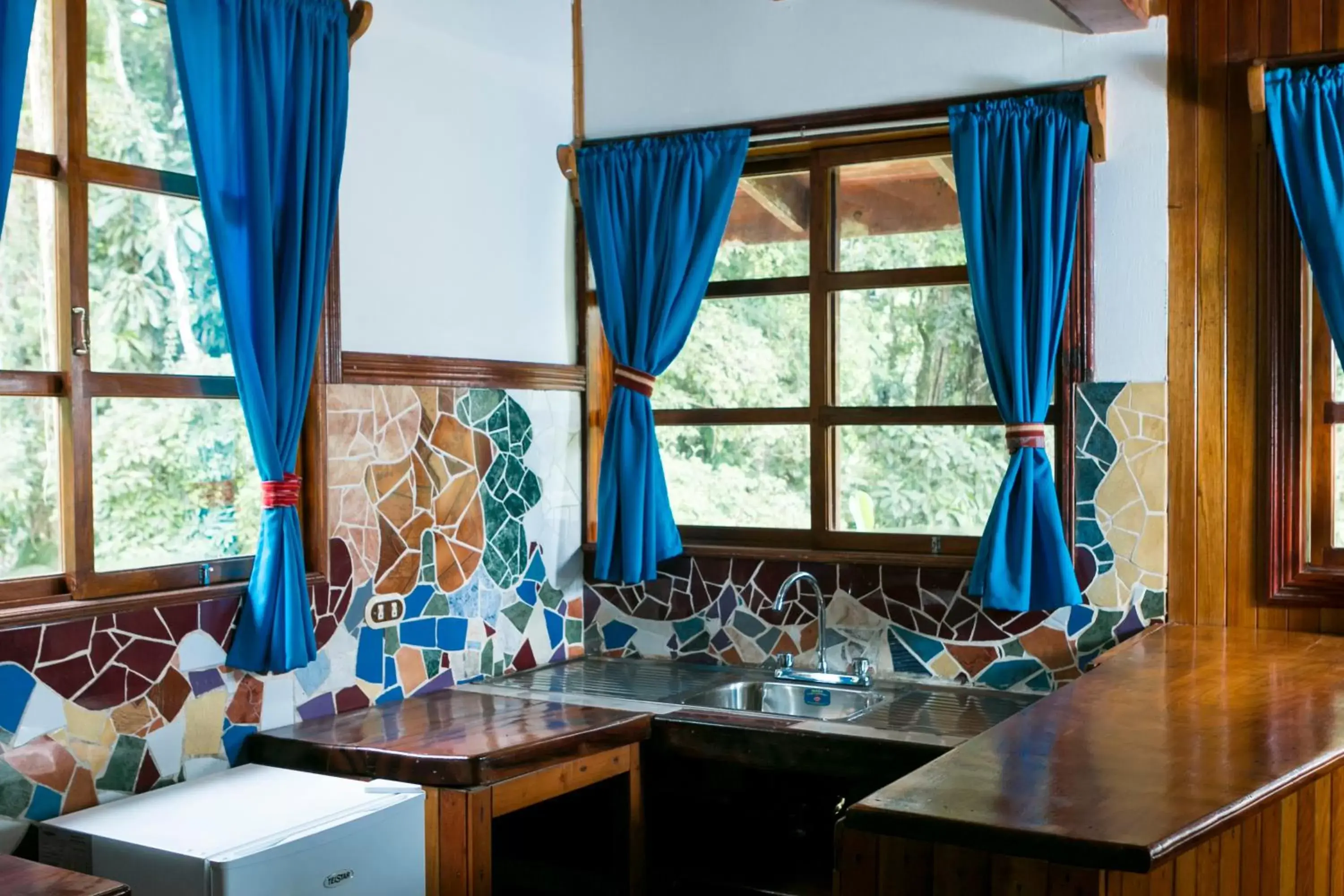 Kitchen or kitchenette, View in Hotel La Isla Inn