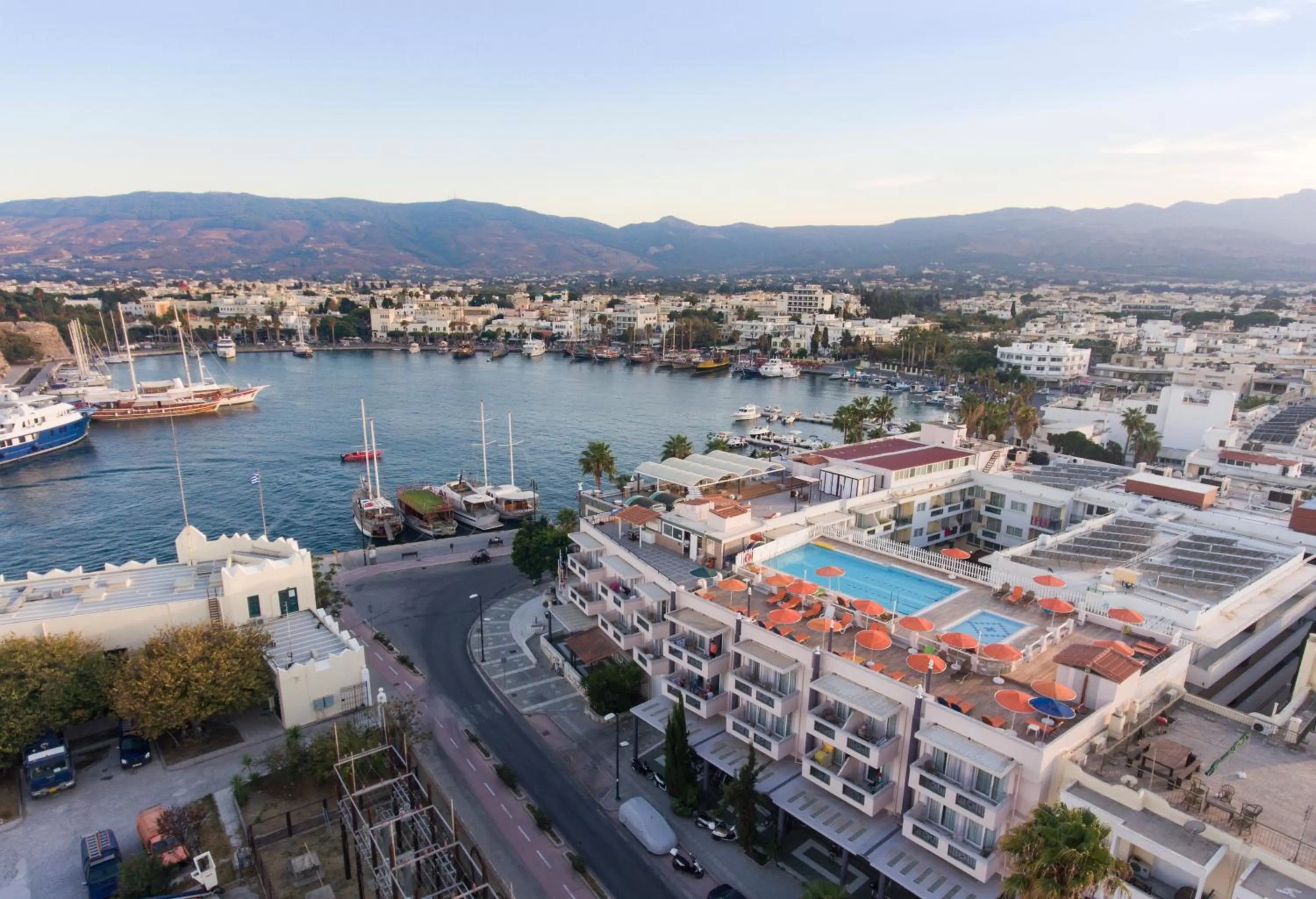 Bird's eye view in Kosta Palace