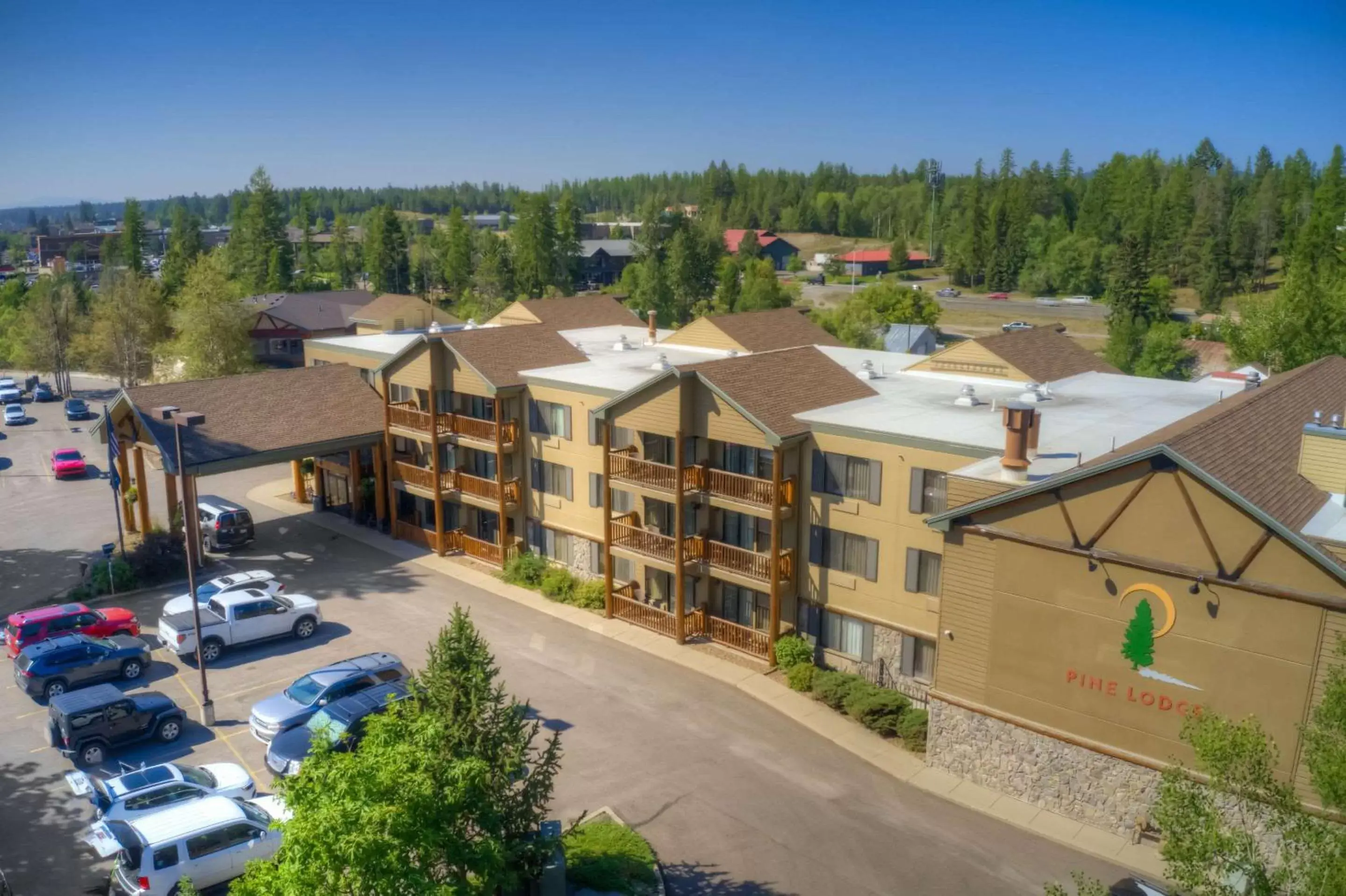 Property building in The Pine Lodge on Whitefish River, Ascend Hotel Collection