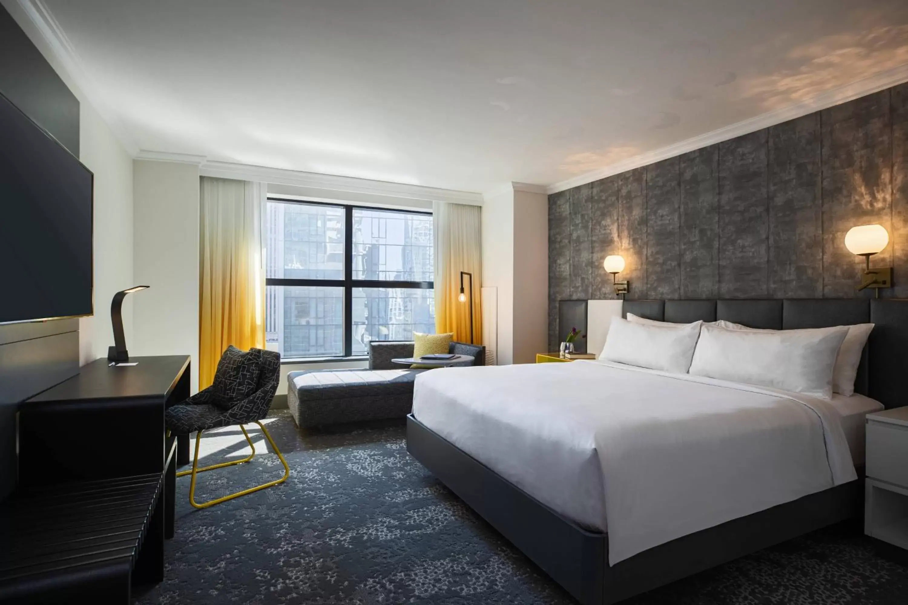 Photo of the whole room in Renaissance New York Times Square Hotel
