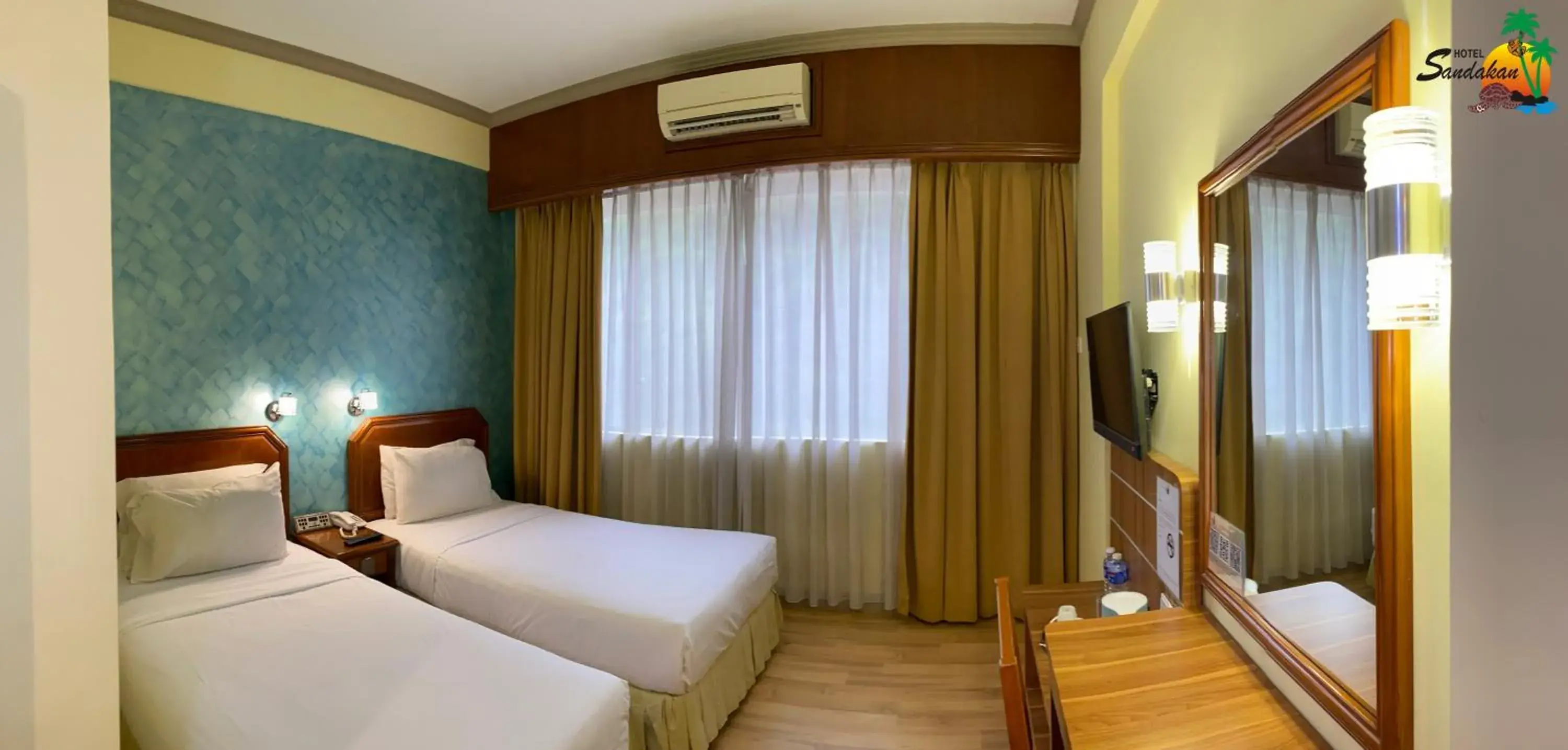 Bed in Hotel Sandakan