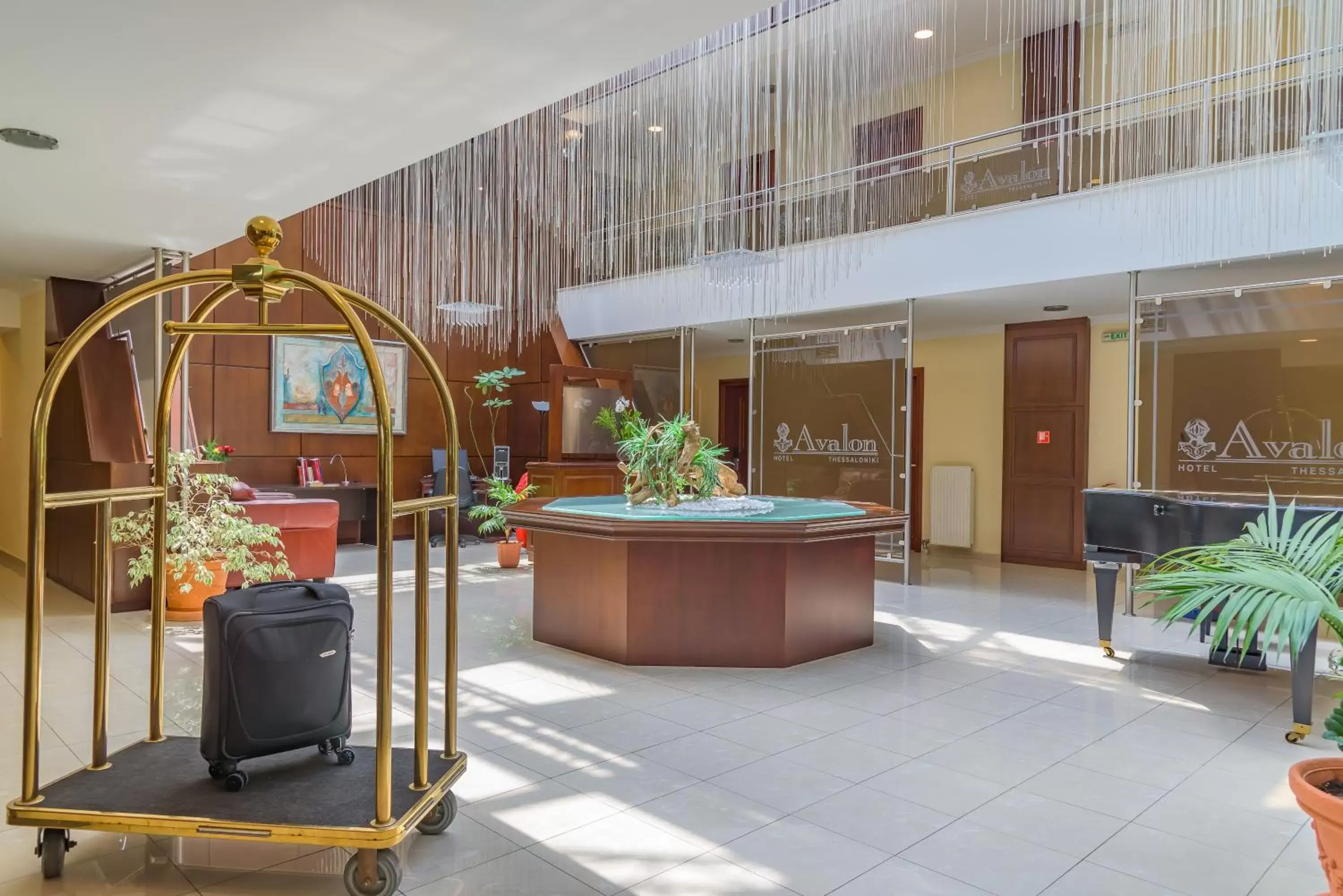 Lobby or reception in Avalon Airport Hotel Thessaloniki