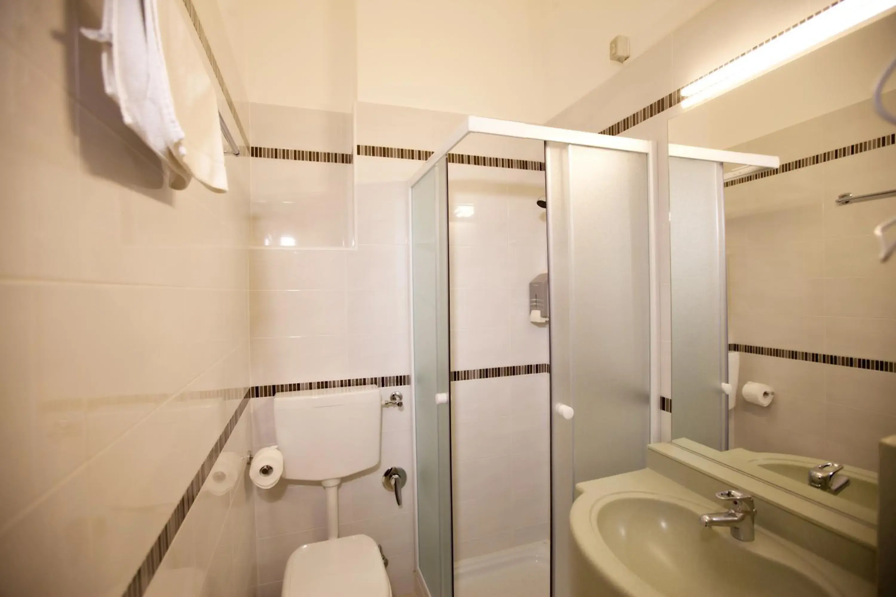 Shower, Bathroom in Hotel Dei Fiori