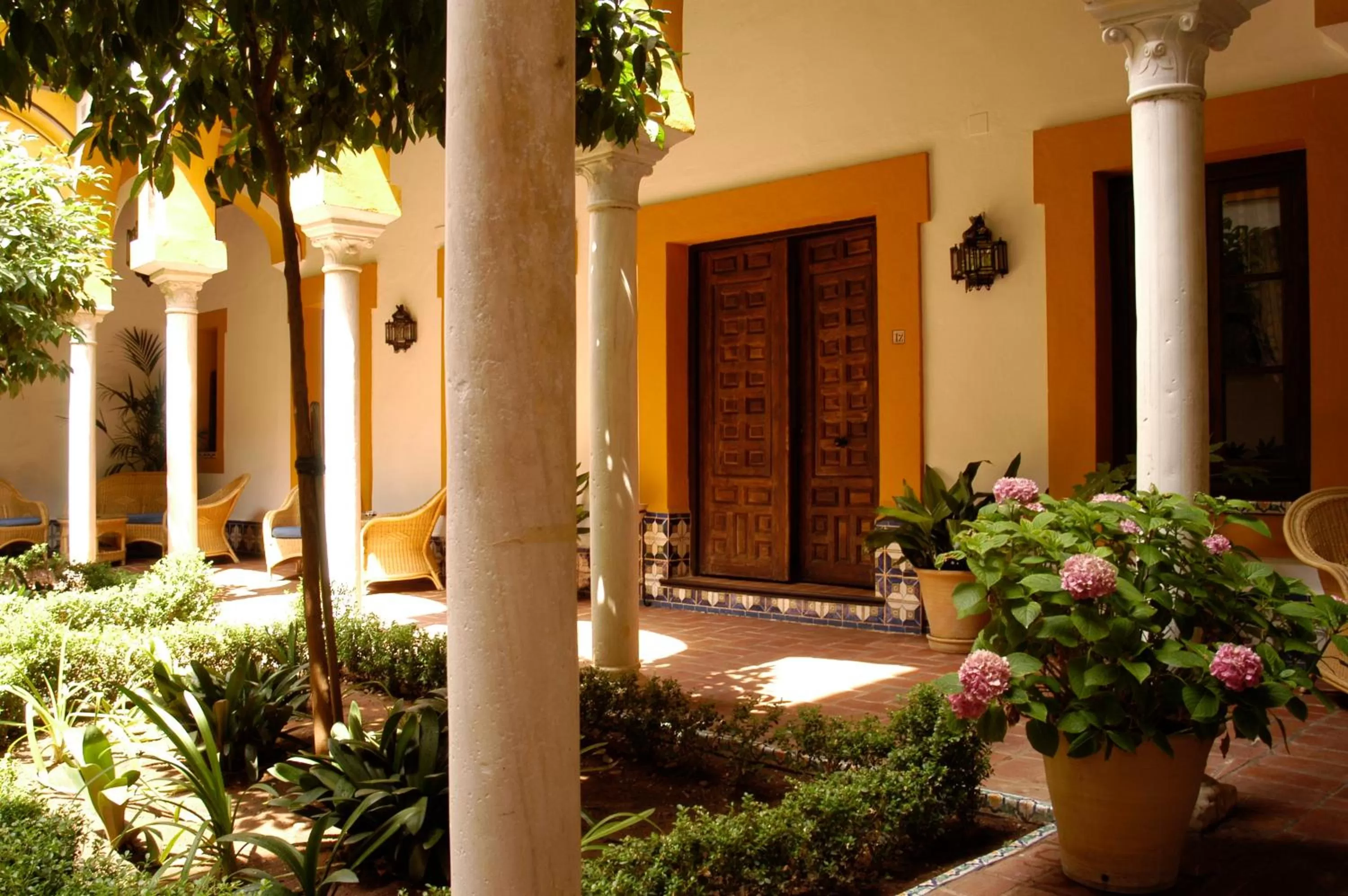 Patio in Hotel Casa Imperial