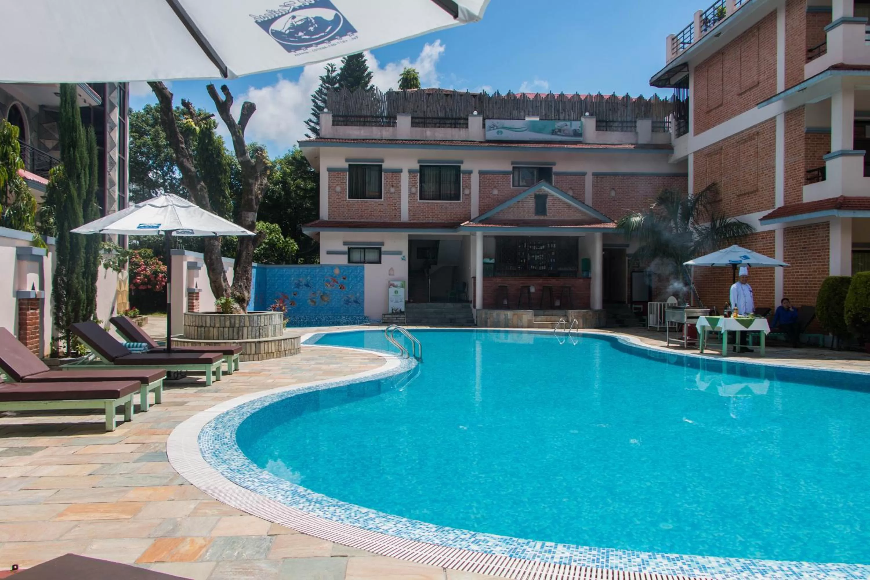 Facade/entrance, Swimming Pool in Mount Kailash Resort
