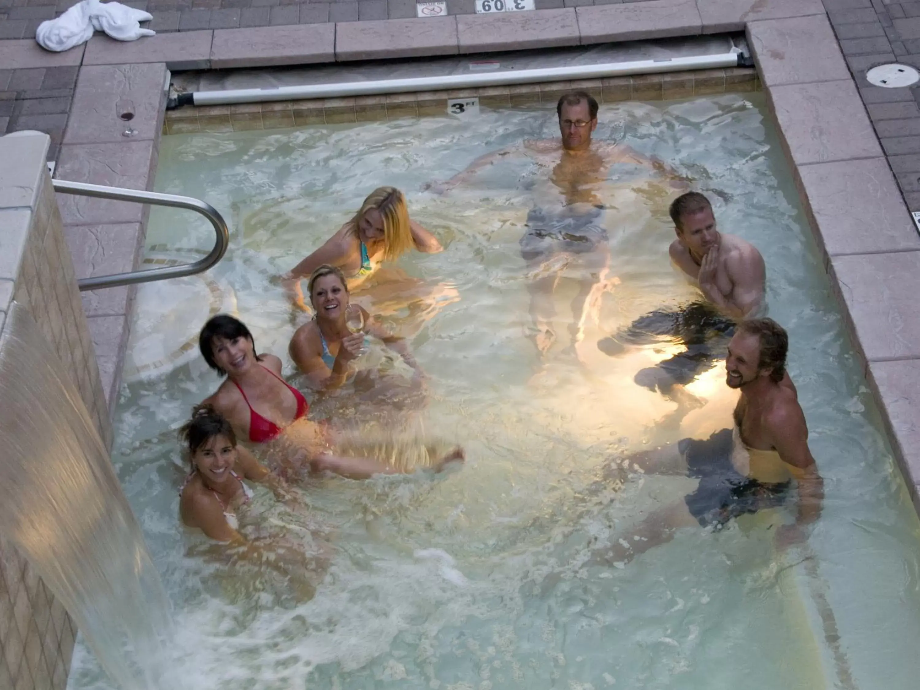 People, Swimming Pool in Treasure Mountain Inn