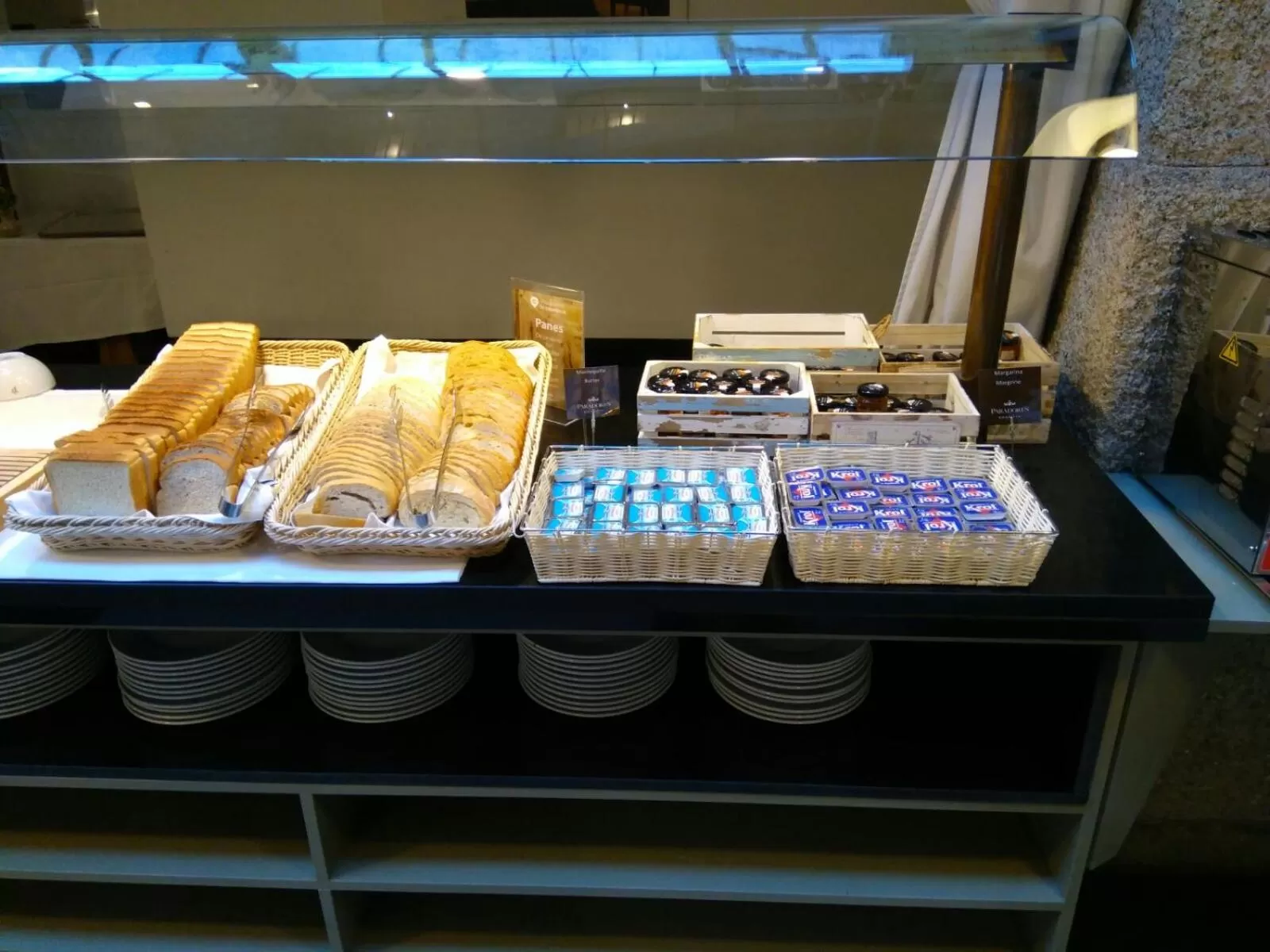 Buffet breakfast in Parador de La Granja