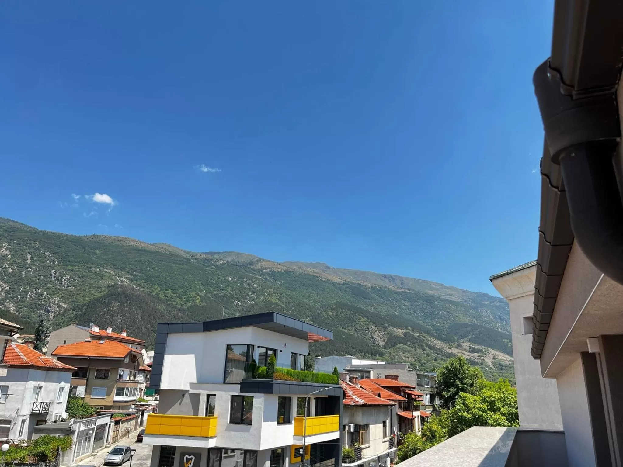 Mountain view in Hotel Central