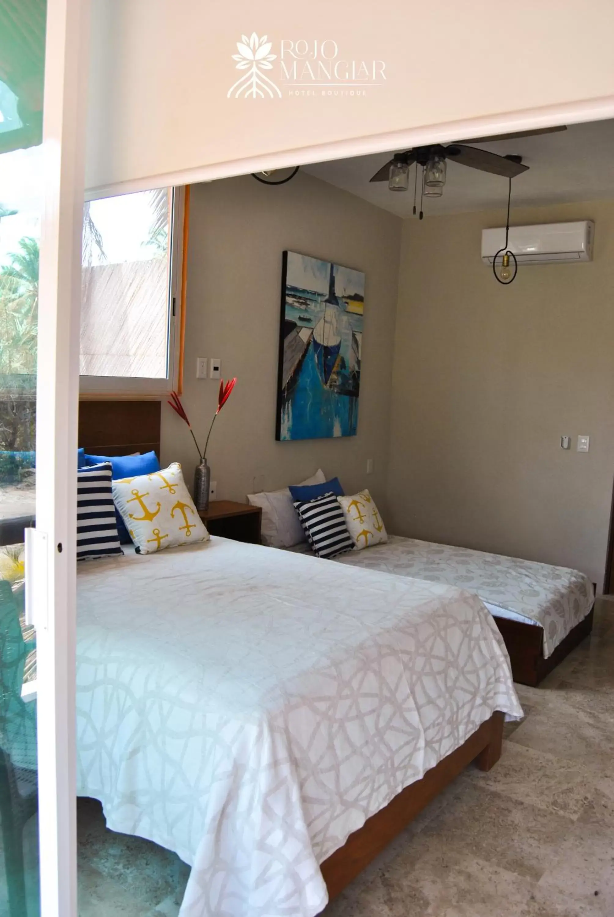 Bedroom, Bed in Rojo Manglar Acapulco