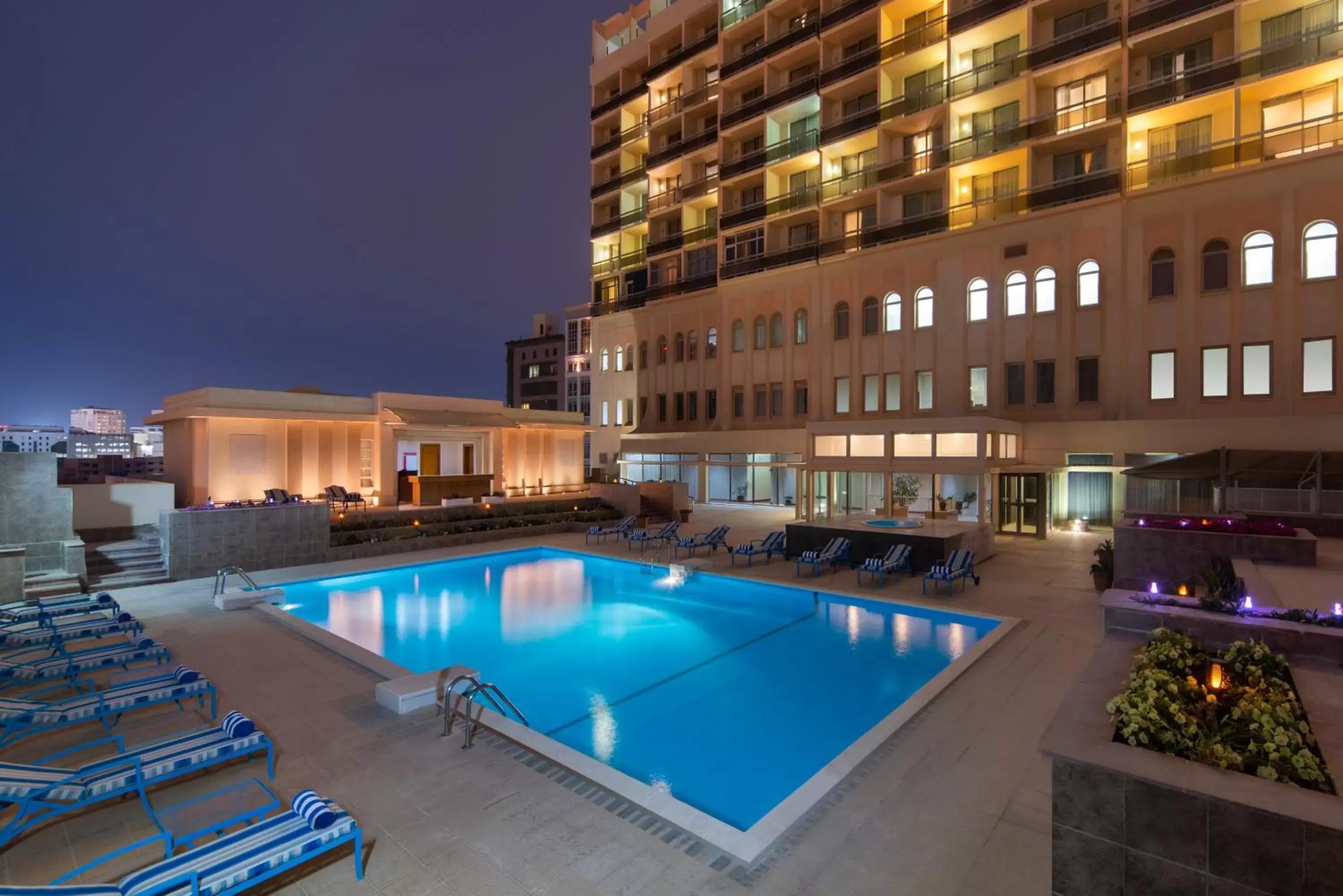 Pool view, Swimming Pool in M Grand Hotel Doha
